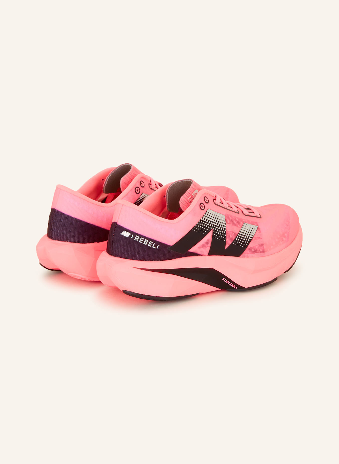 new balance Running shoes FUELLCELL REBEL V4, Color: NEON PINK/ BLACK (Image 2)