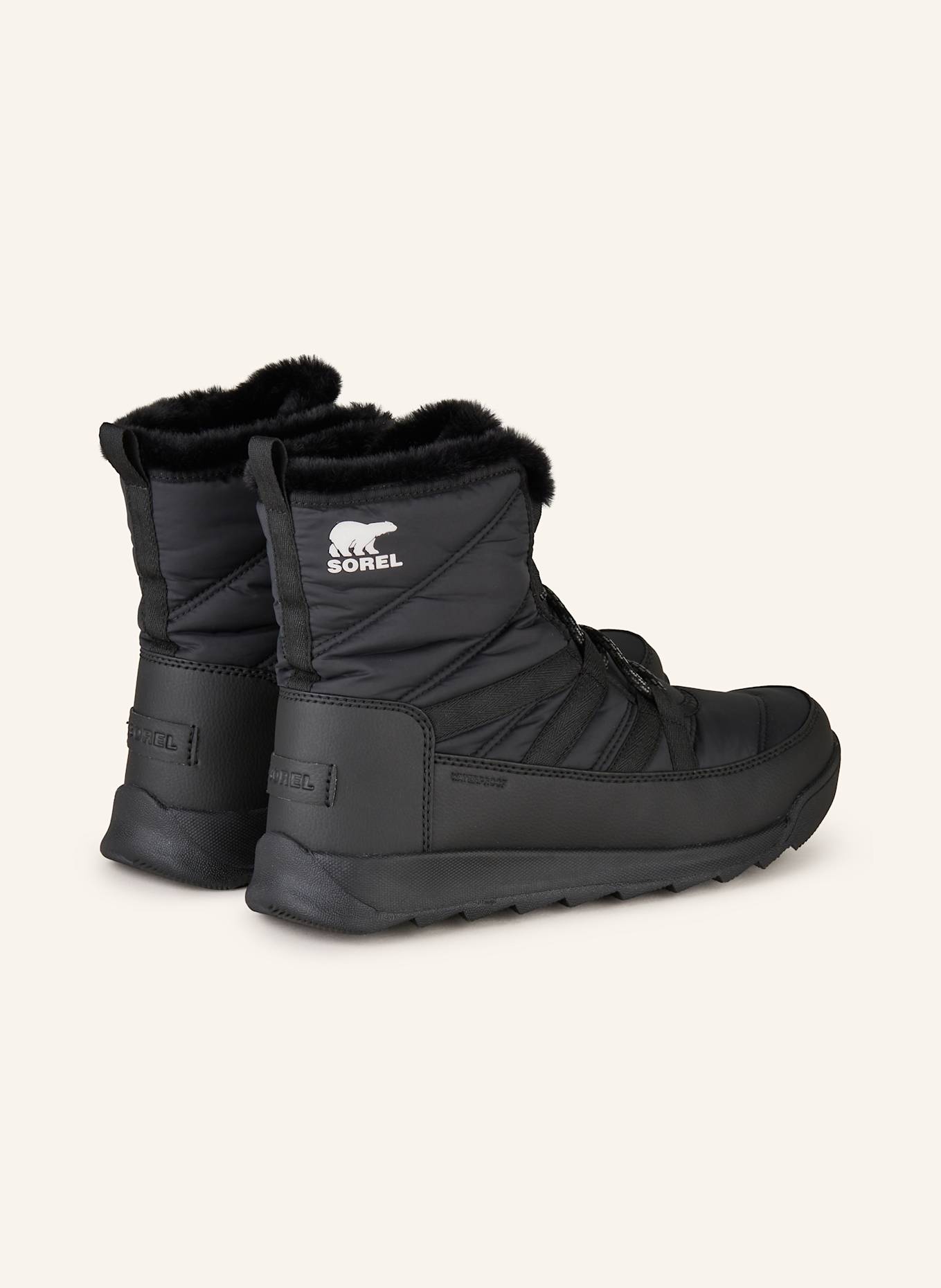 Sorel red and black boots discount