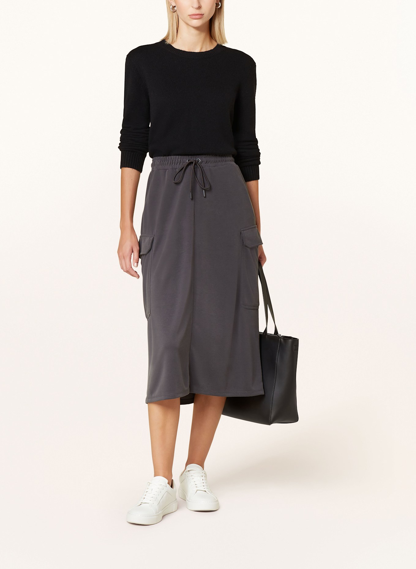 Part Two Cargorock JANAYA aus Jersey: DUNKELGRAU