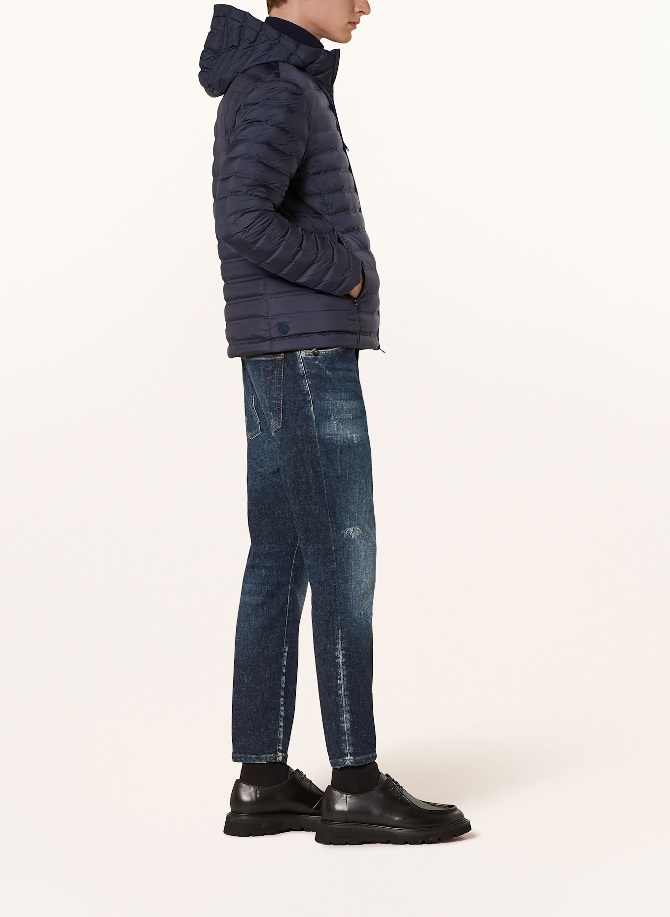 COLMAR high-neck fitted T-shirt, Color: DARK BLUE (Image 4)