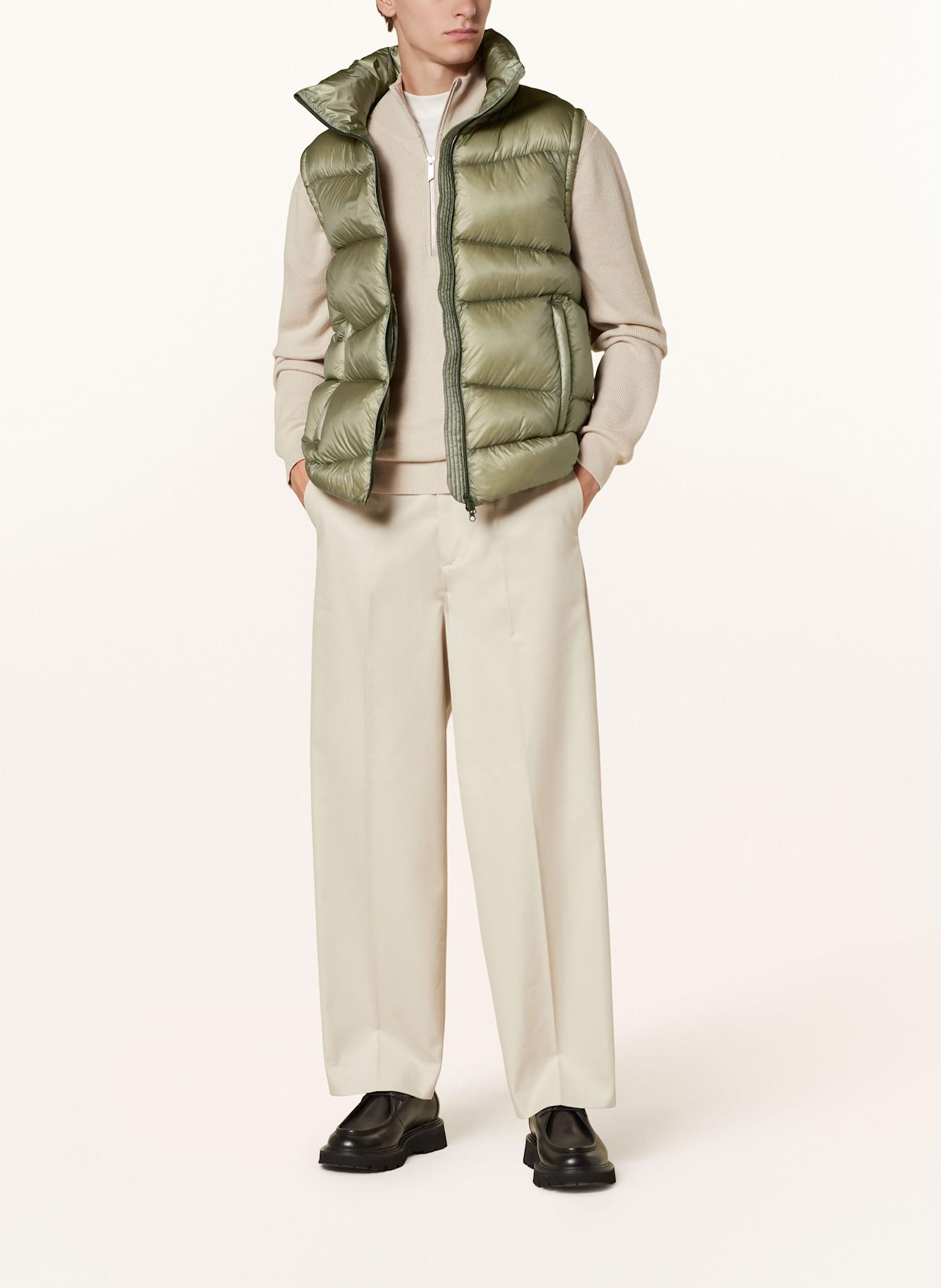 COLMAR Down vest: OLIVE