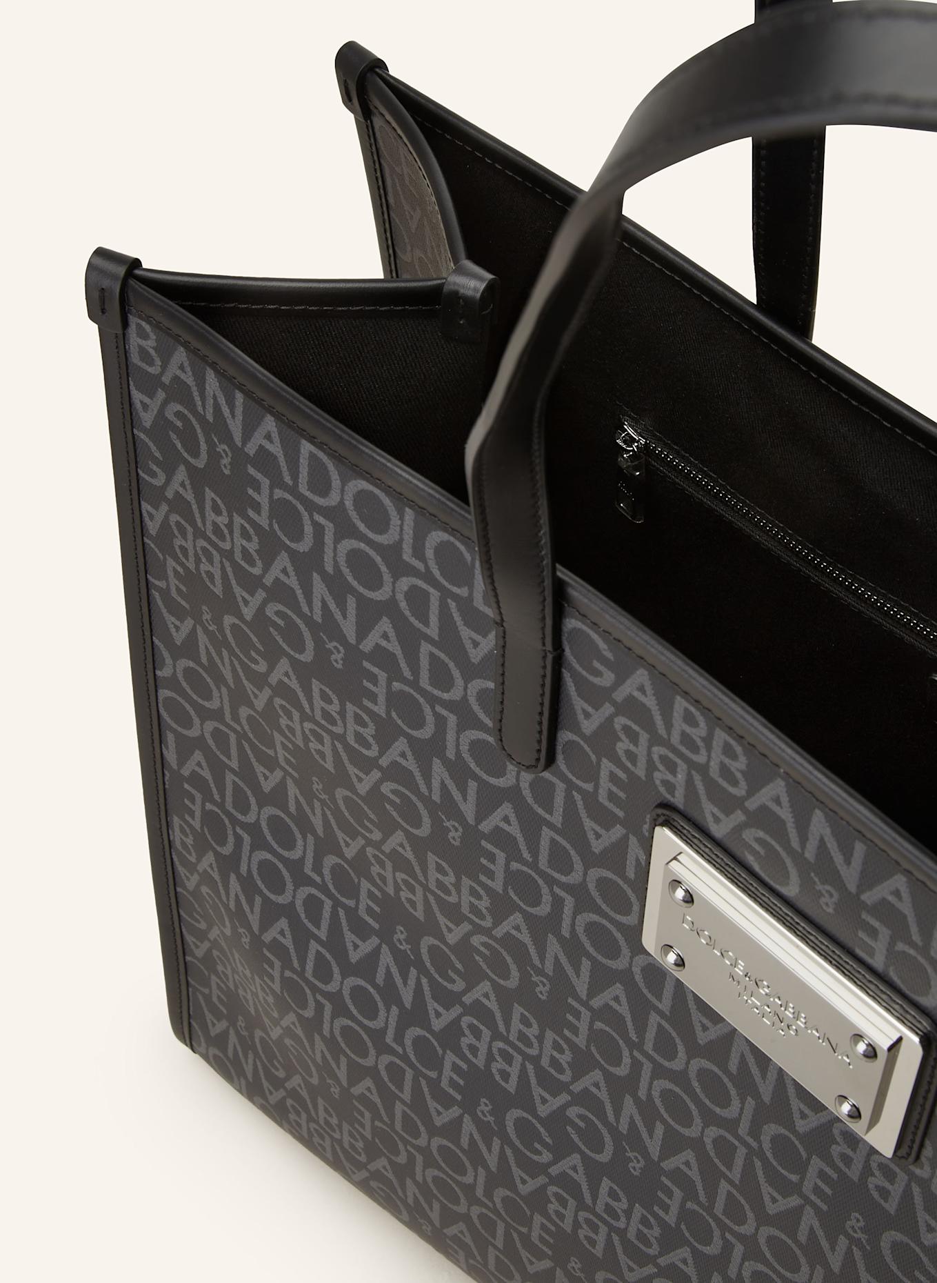 DOLCE & GABBANA Shopper, Color: BLACK/ GRAY (Image 3)