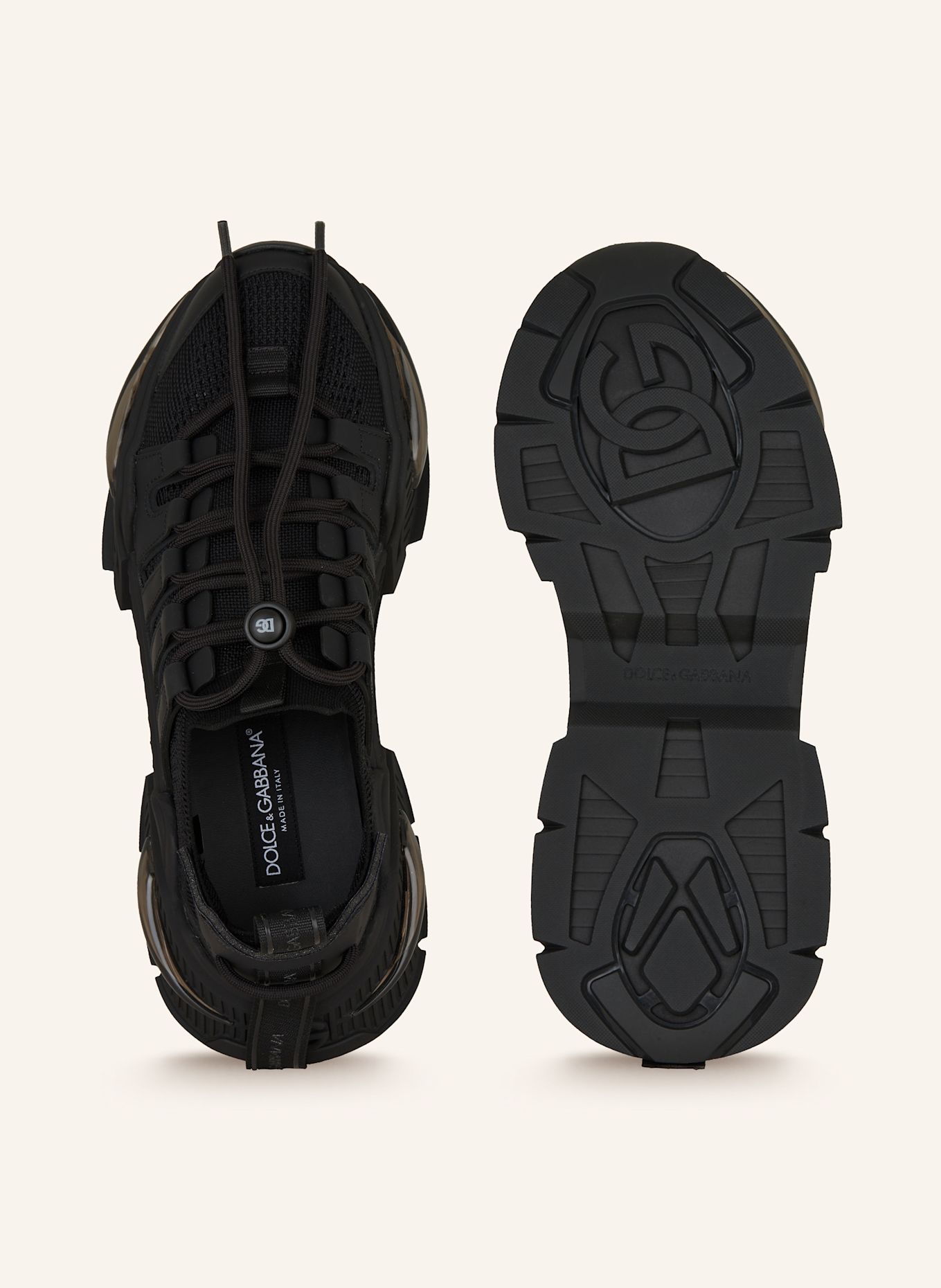 DOLCE & GABBANA Sneaker AIRMASTER: SCHWARZ
