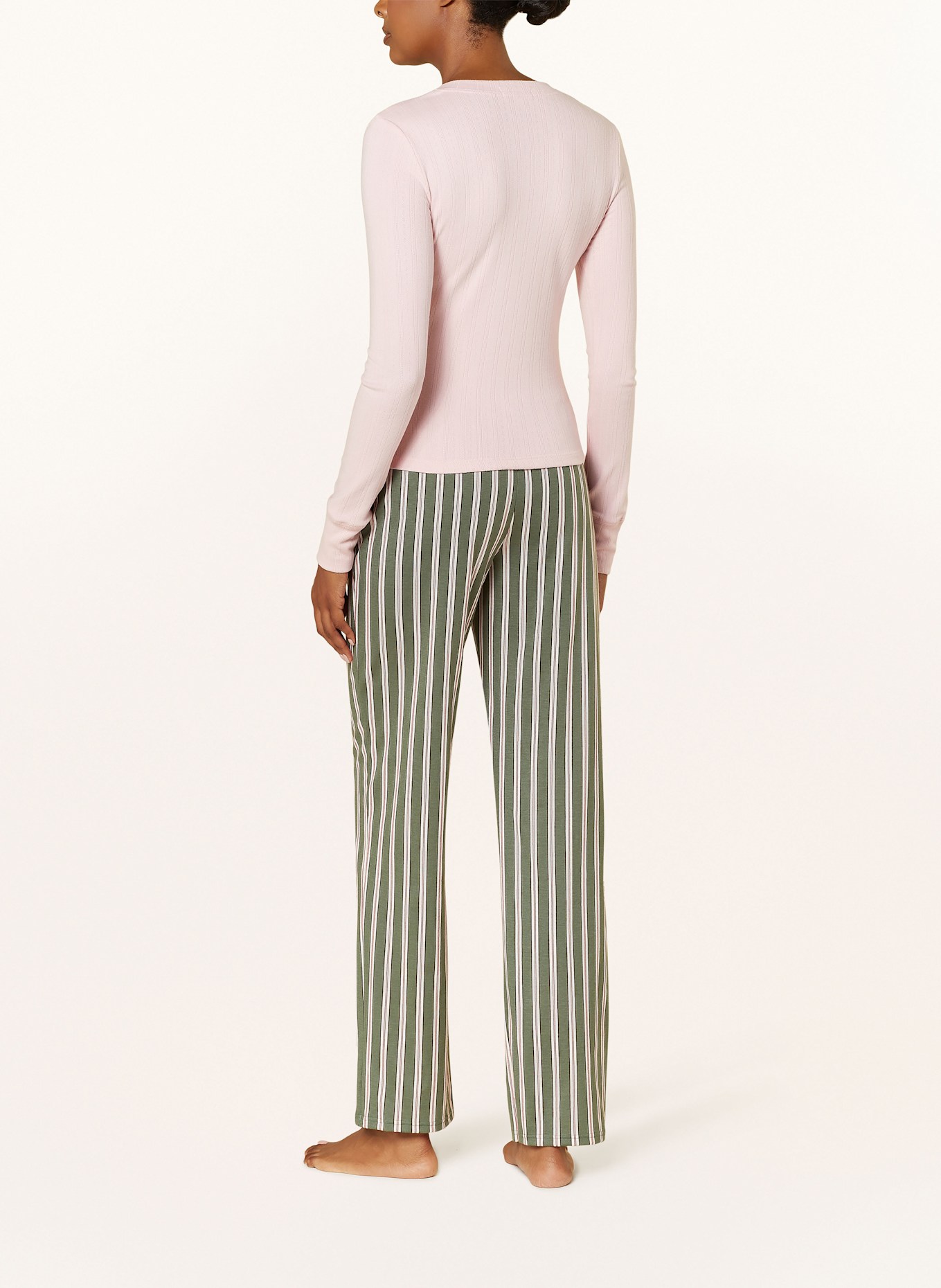 P.J.Salvage Pajama Green shirt, Color: LIGHT PINK (Image 3)