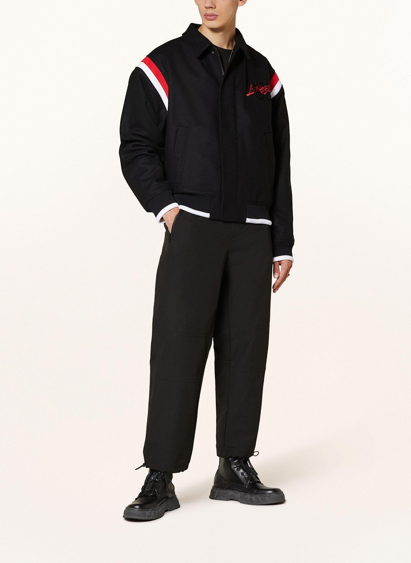 HUGO Hose GENDO im Jogging-Stil Regular Fit, Farbe: SCHWARZ (Bild 2)