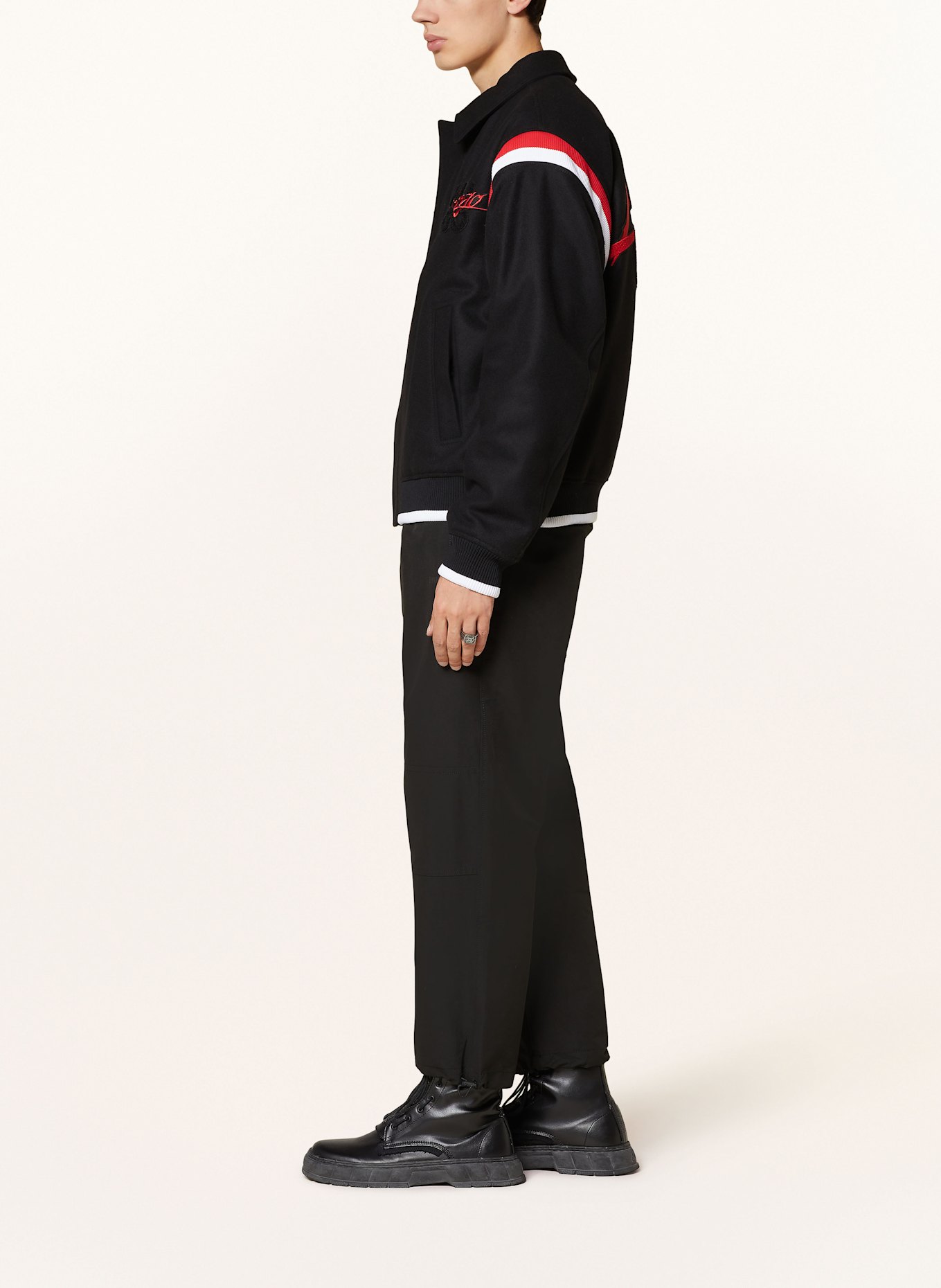 HUGO Hose GENDO im Jogging-Stil Regular Fit, Farbe: SCHWARZ (Bild 4)