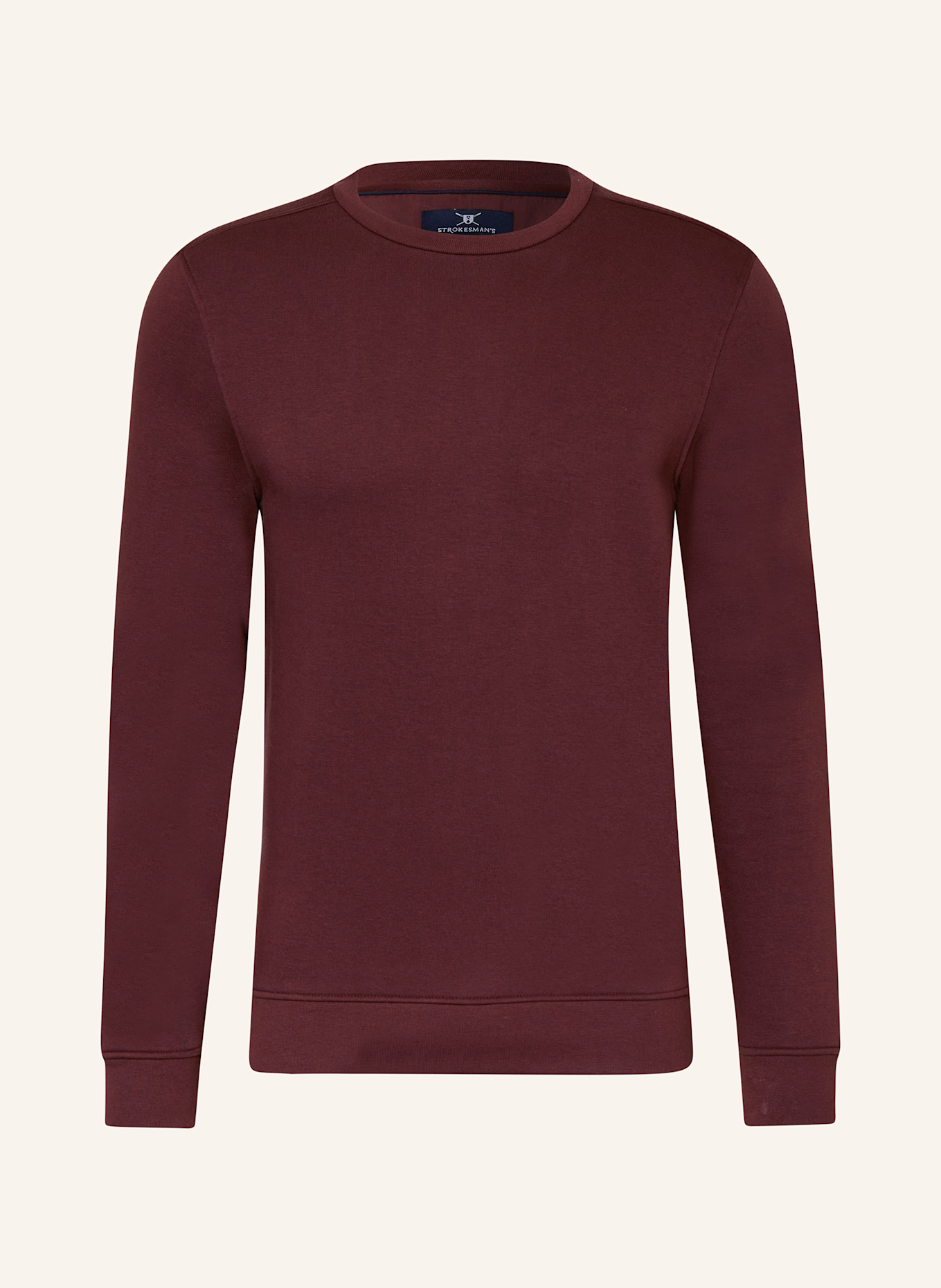 STROKESMAN'S Sweatshirt: DUNKELROT