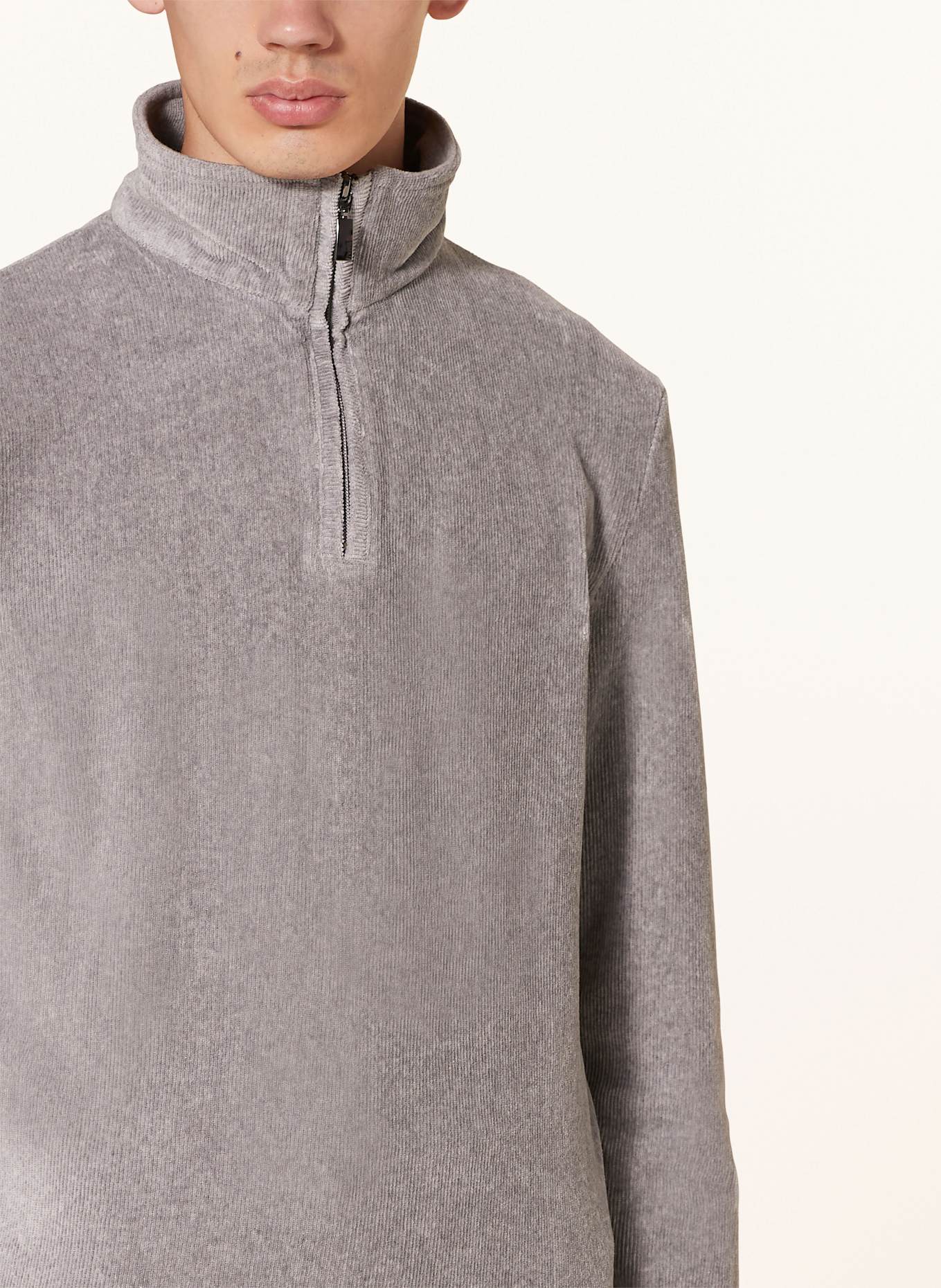 PAUL Corduroy half zip sweater