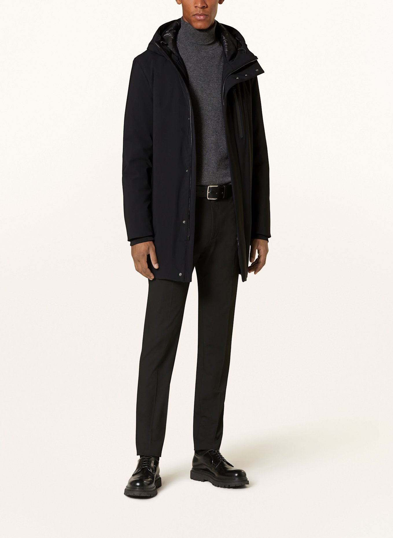 STRELLSON Parka FLEX CROSS: SCHWARZ