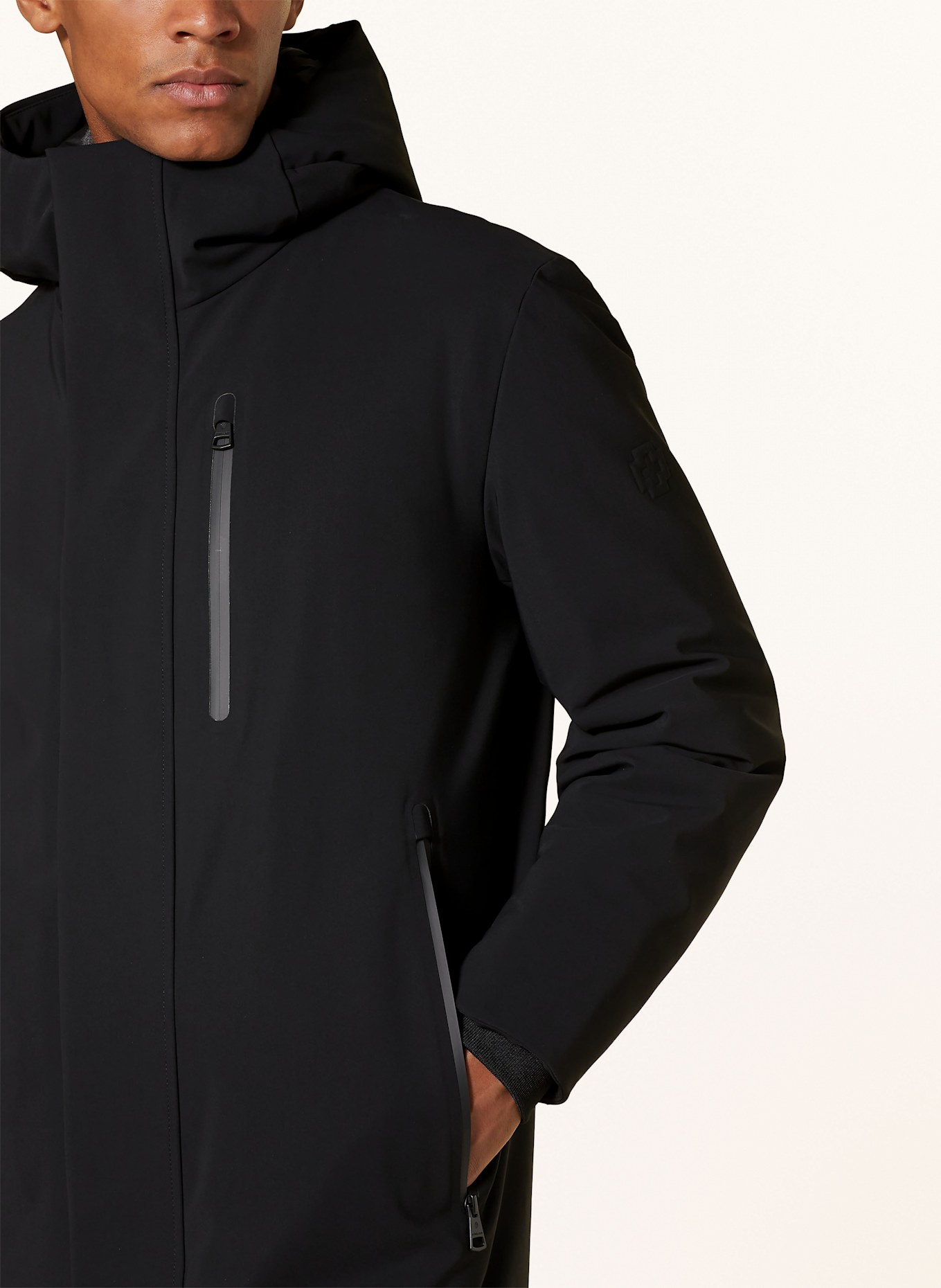 STRELLSON Parka FLEX CROSS: SCHWARZ