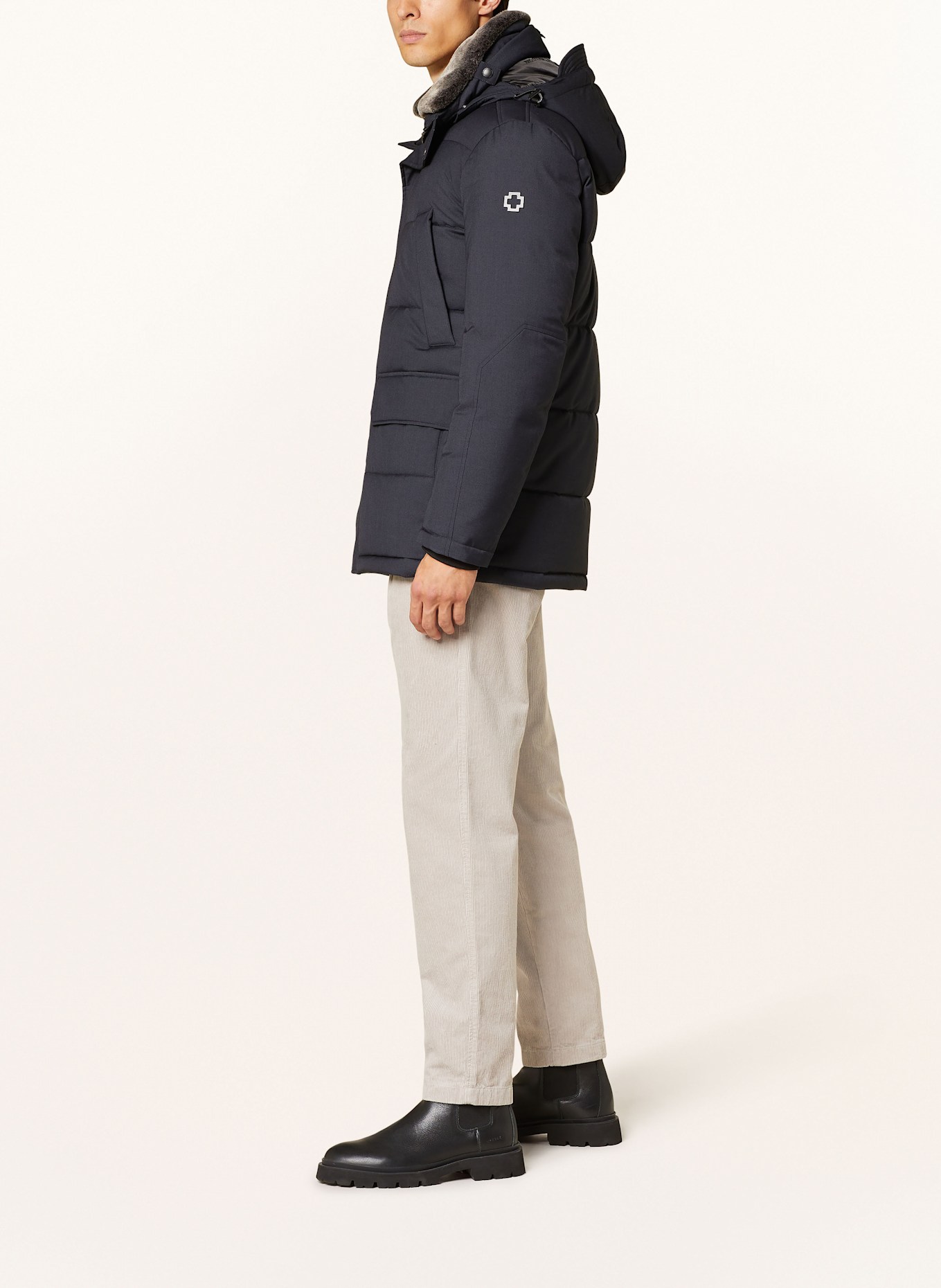 STRELLSON Parka PLAZA 3.0: DUNKELBLAU