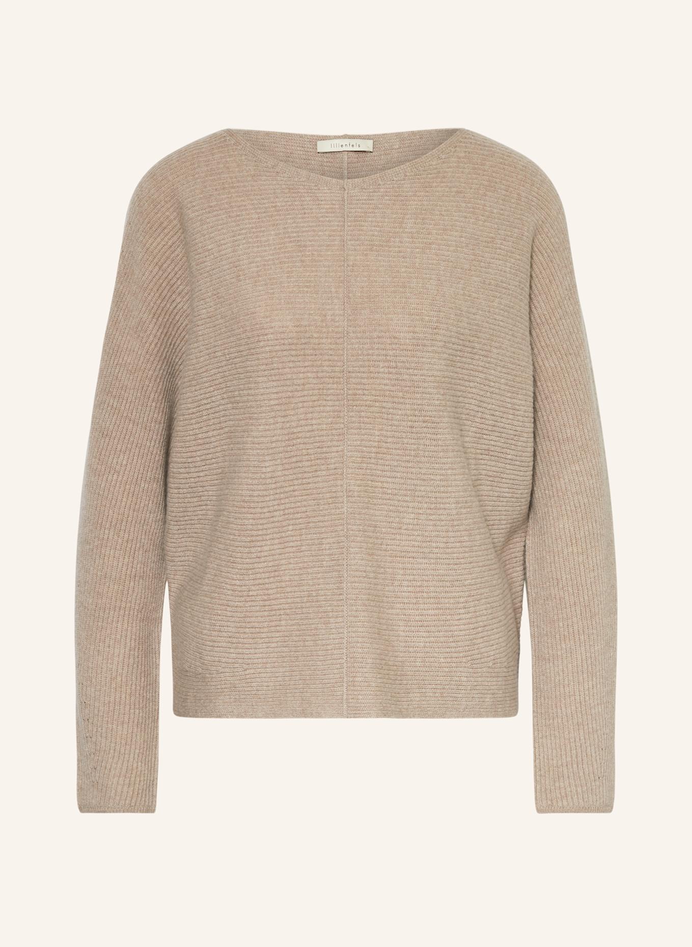lilienfels Sweater with cashmere: TAUPE