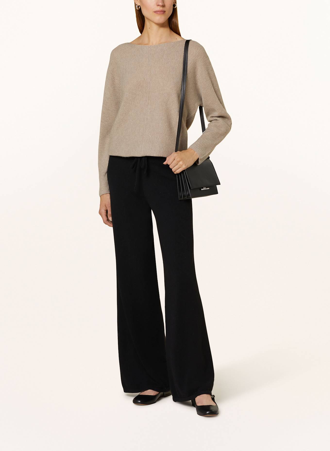 lilienfels Sweater with cashmere: TAUPE