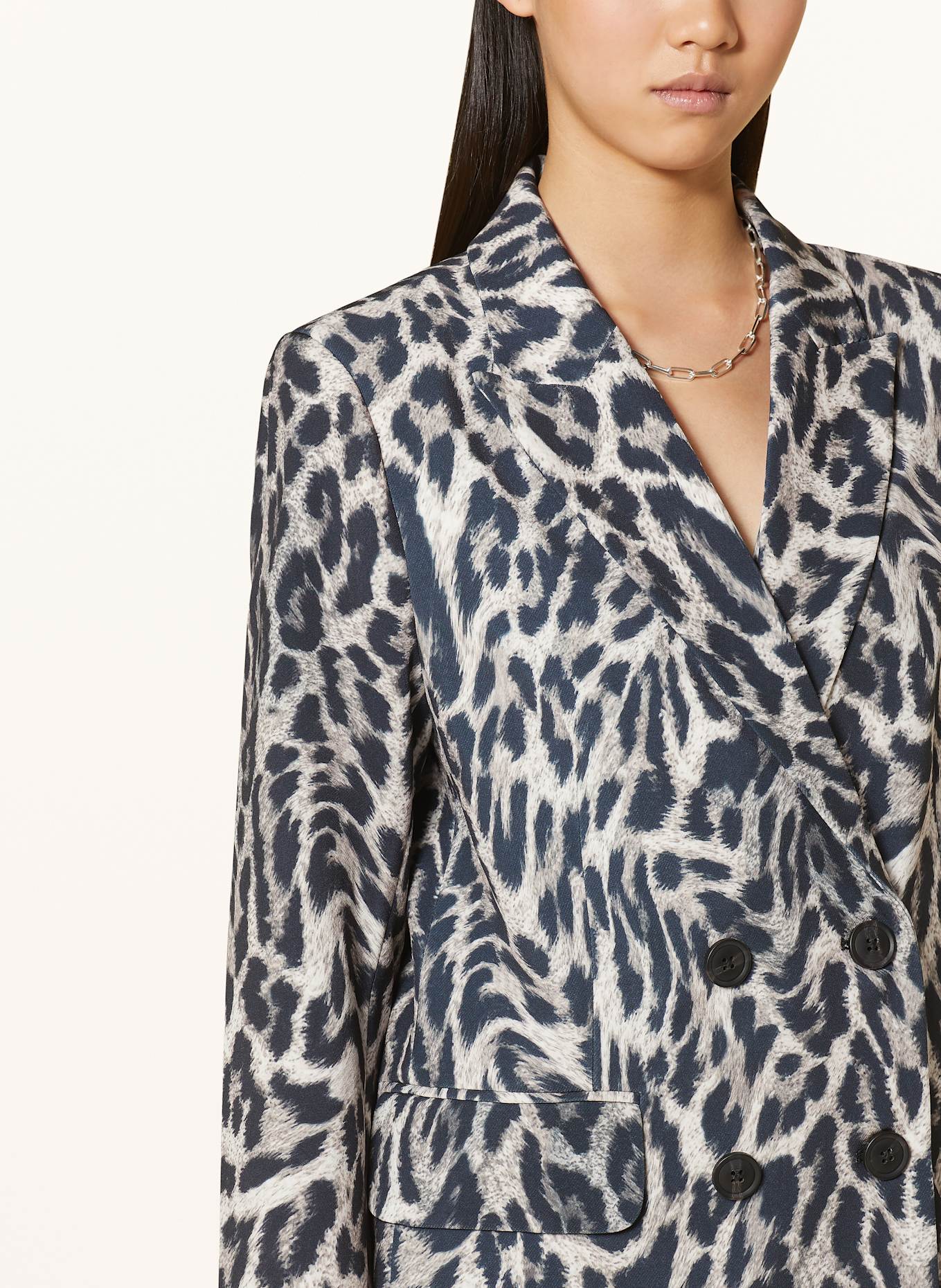 MRS & HUGS Blazer: SCHWARZ / GRAU / CREME