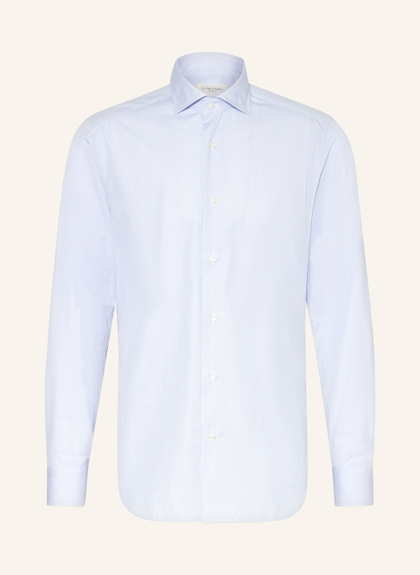 tintoria mattei Shirt slim fit, Color: LIGHT BLUE/ WHITE (Image 1)