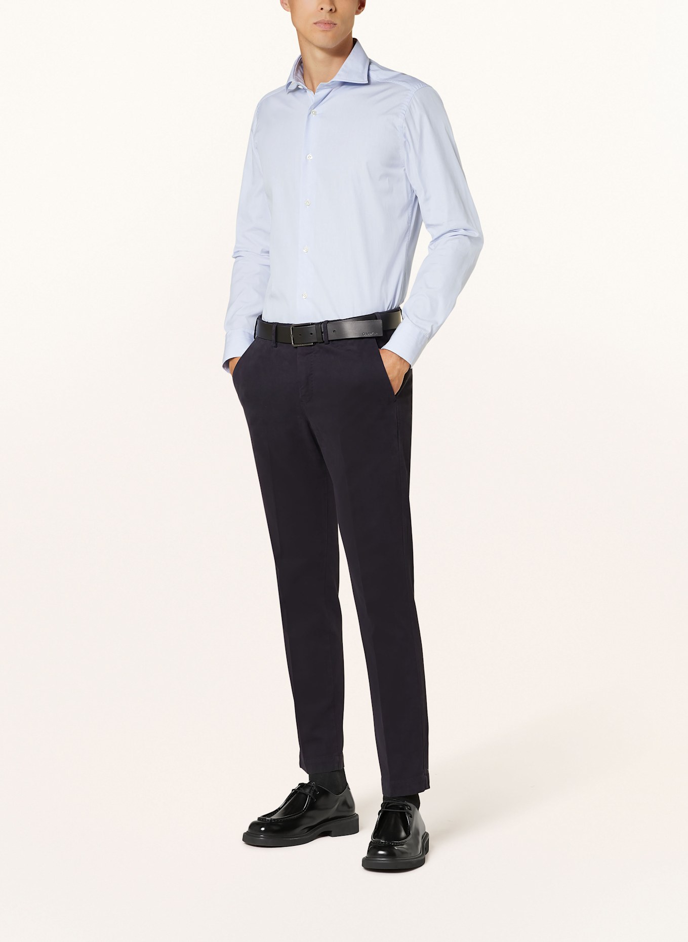 tintoria mattei Hemd Slim Fit, Farbe: HELLBLAU/ WEISS (Bild 2)