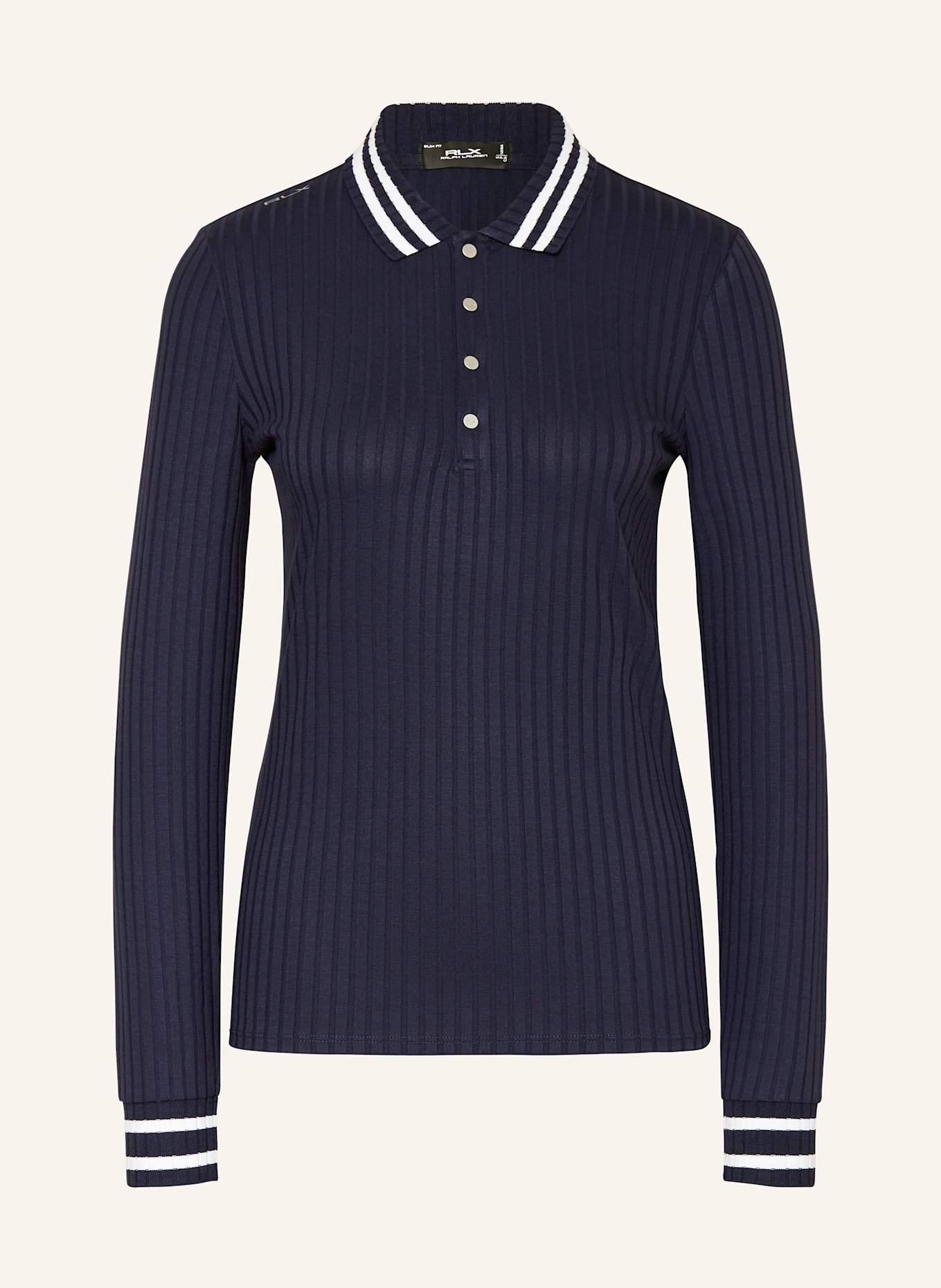 RLX RALPH LAUREN Funktions-Poloshirt, Farbe: DUNKELBLAU/ WEISS (Bild 1)