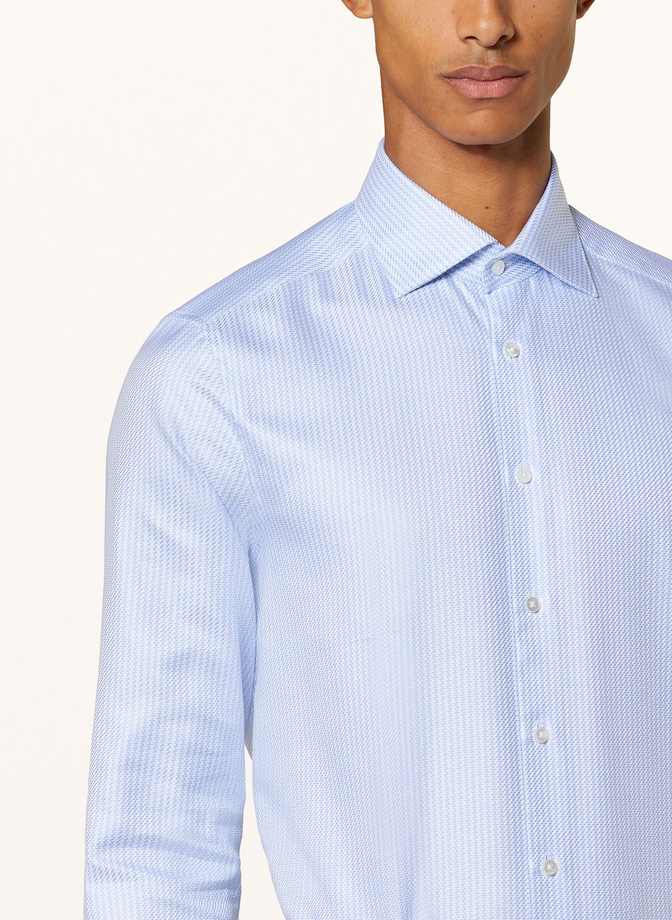 Stenströms Shirt slimline, Color: 111 Light blue pattern (Image 4)