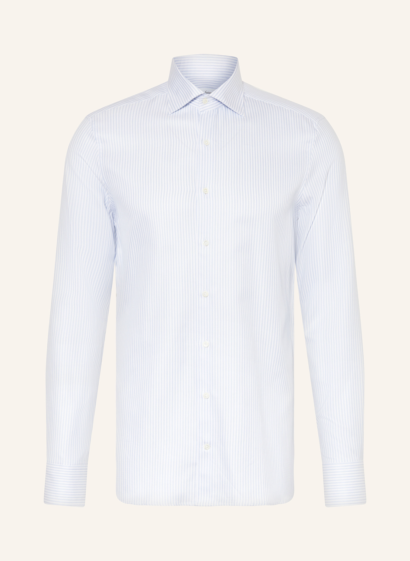 Stenströms Hemd Extra Slim Fit: WEISS / HELLBLAU