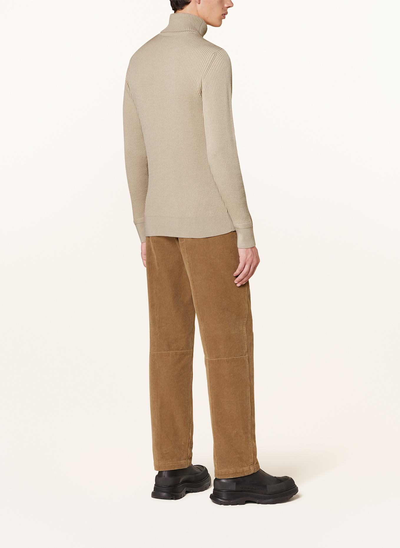 STONE ISLAND Rollkragenpullover: HELLBRAUN