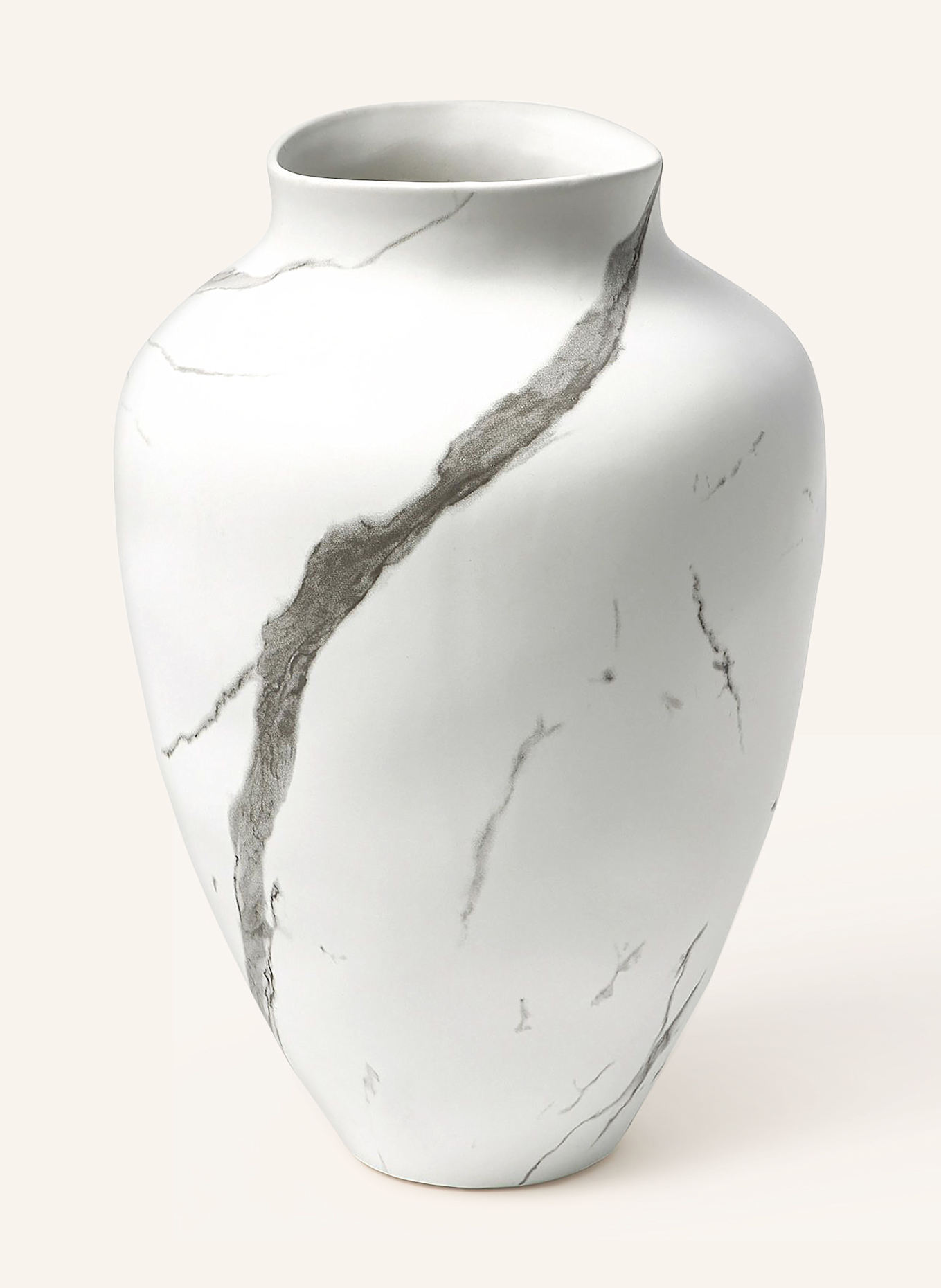 Westwing Collection Vase LATONA, Farbe: GRAU (Bild 1)