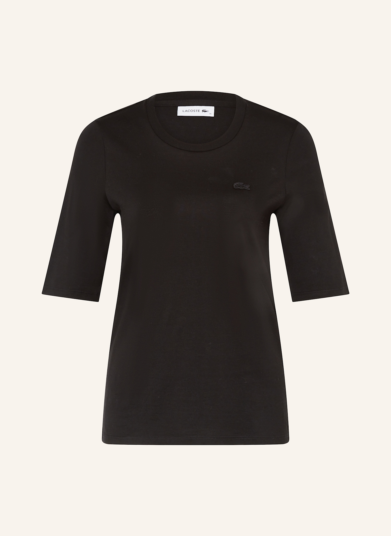 LACOSTE T-Shirt: SCHWARZ