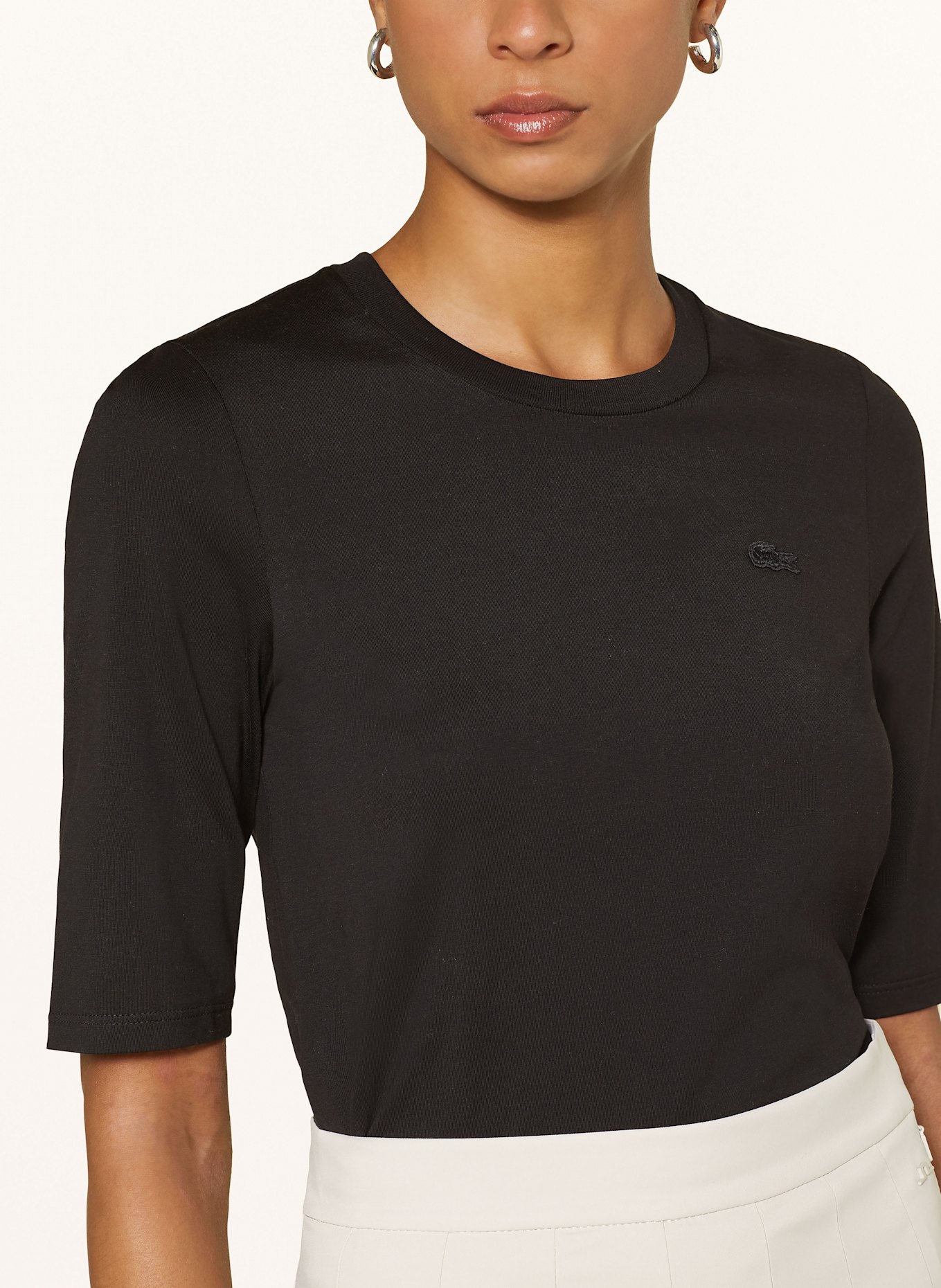 LACOSTE T-Shirt: SCHWARZ