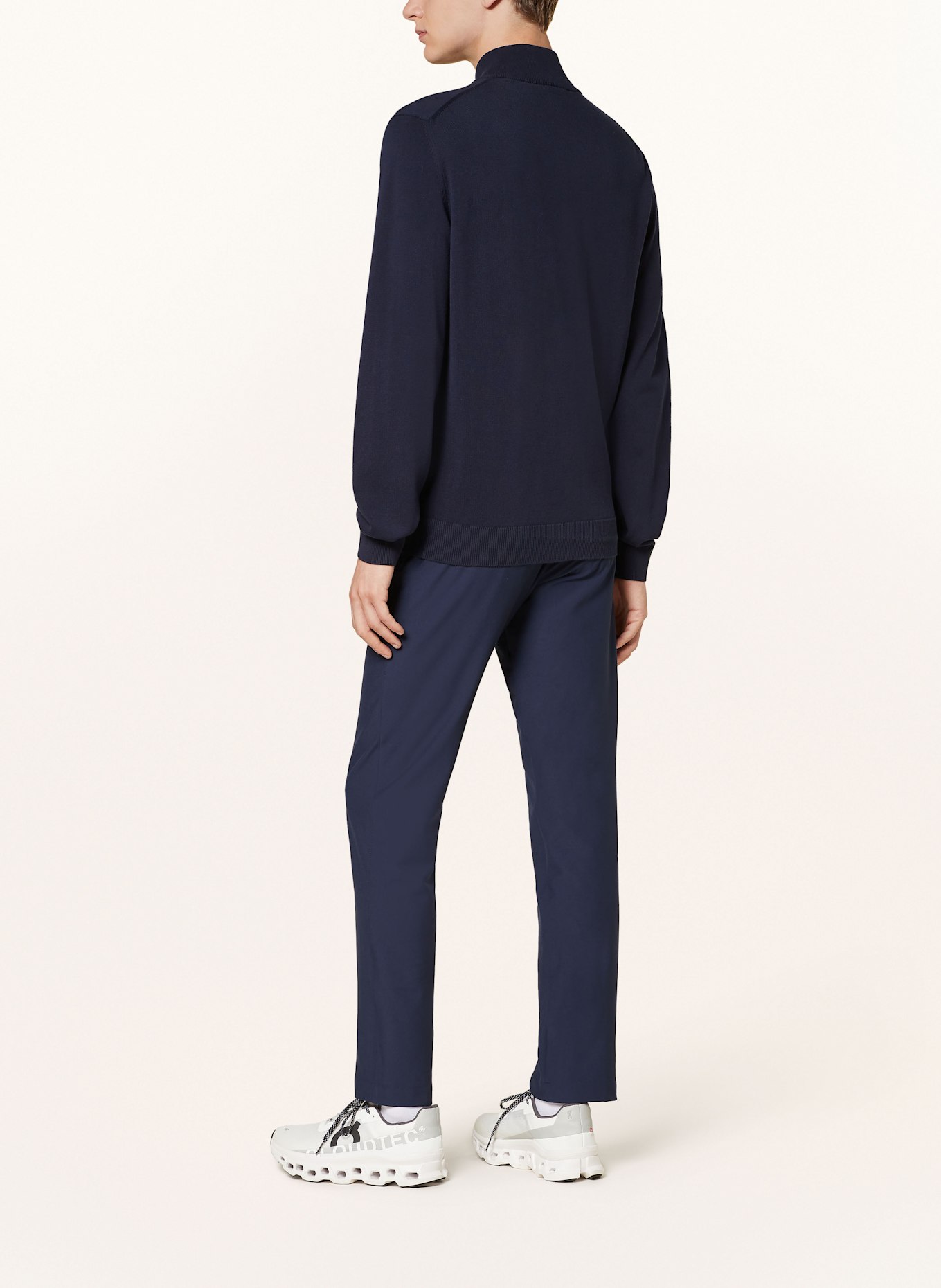 LACOSTE vest: DONKERBLAUW