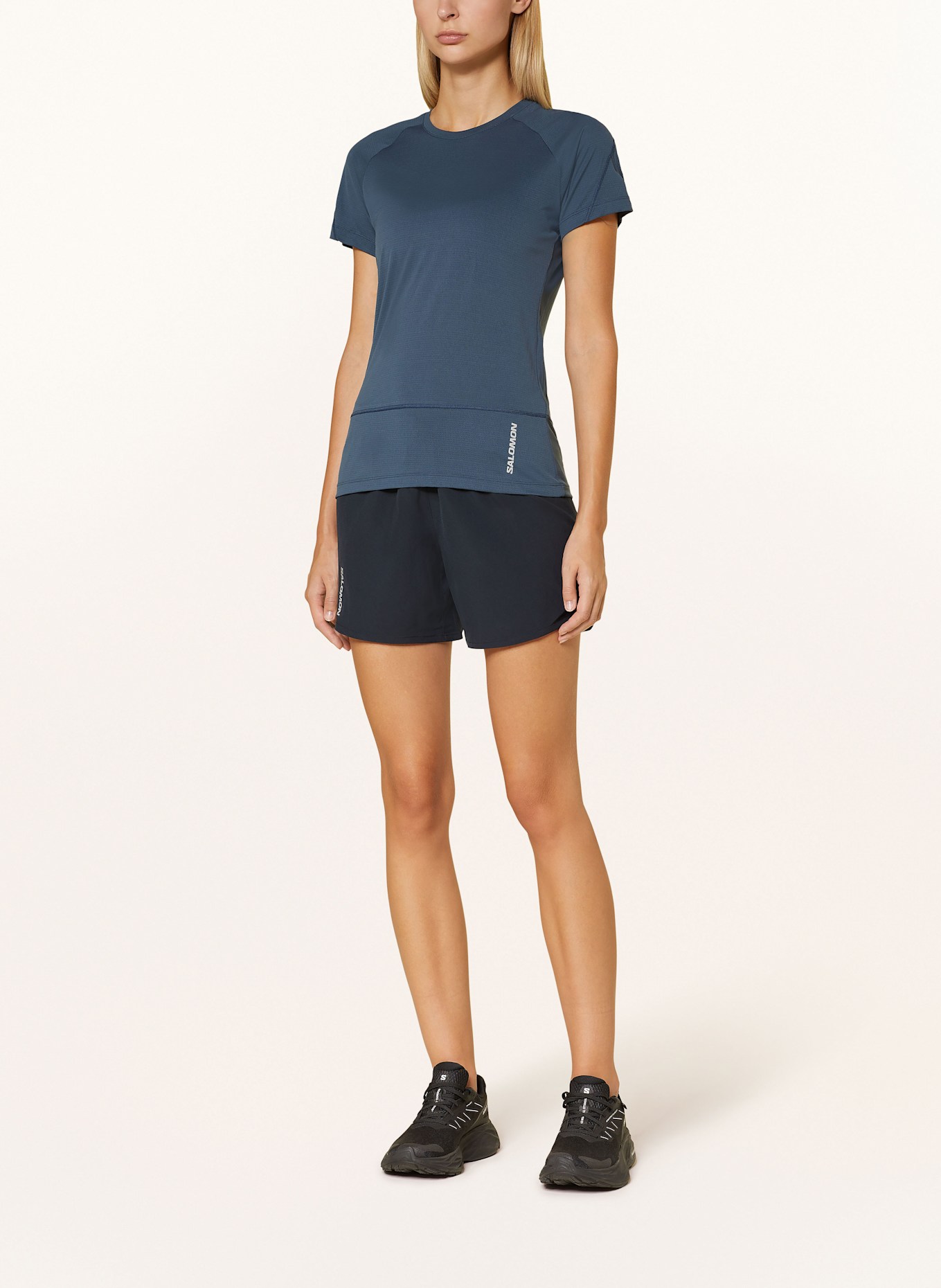 SALOMON Running shirt CROSS RUN