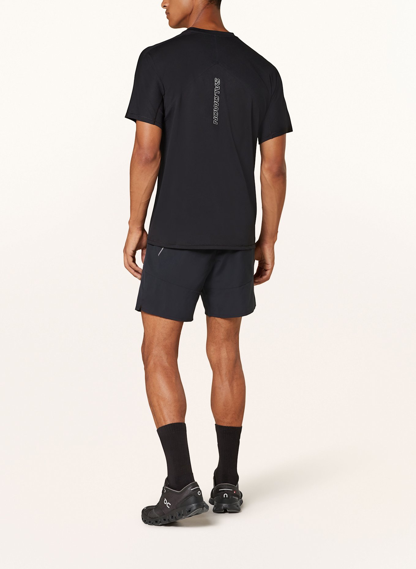 SALOMON SENSE AERO running shirt, Color: BLACK (Image 3)