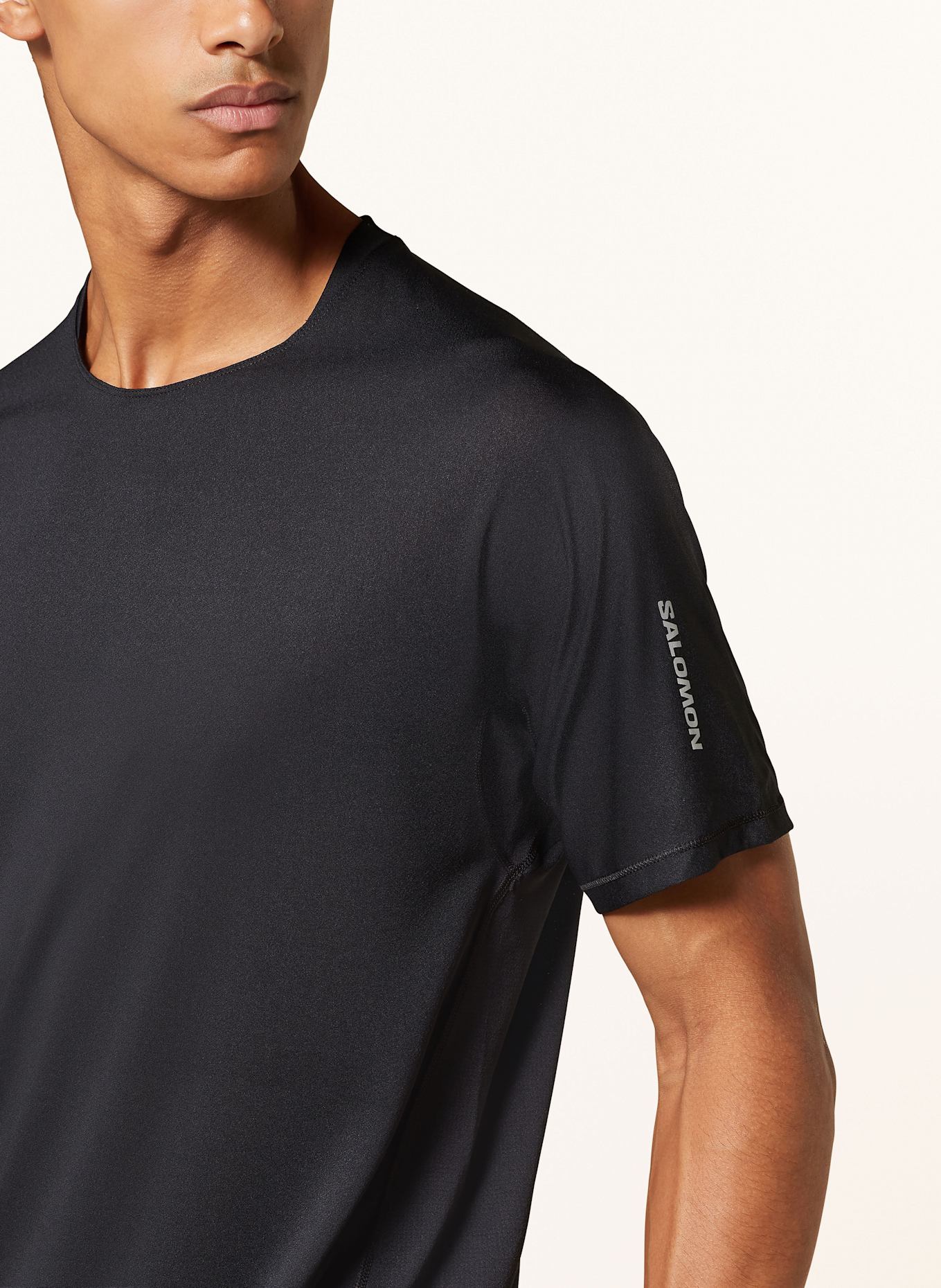 SALOMON SENSE AERO running shirt, Color: BLACK (Image 4)