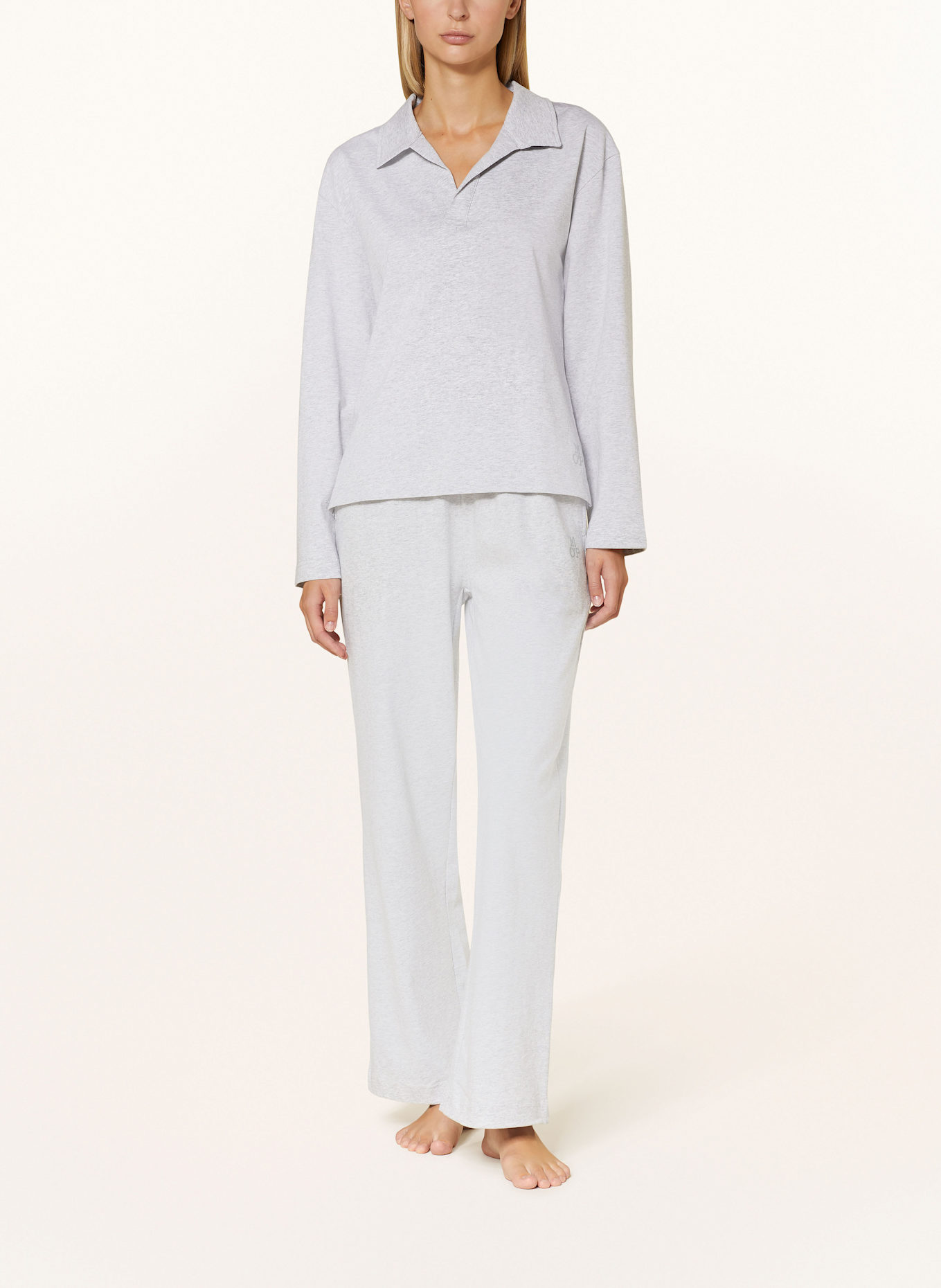 Marc O'Polo Pajama shirt, Color: LIGHT GRAY (Image 2)