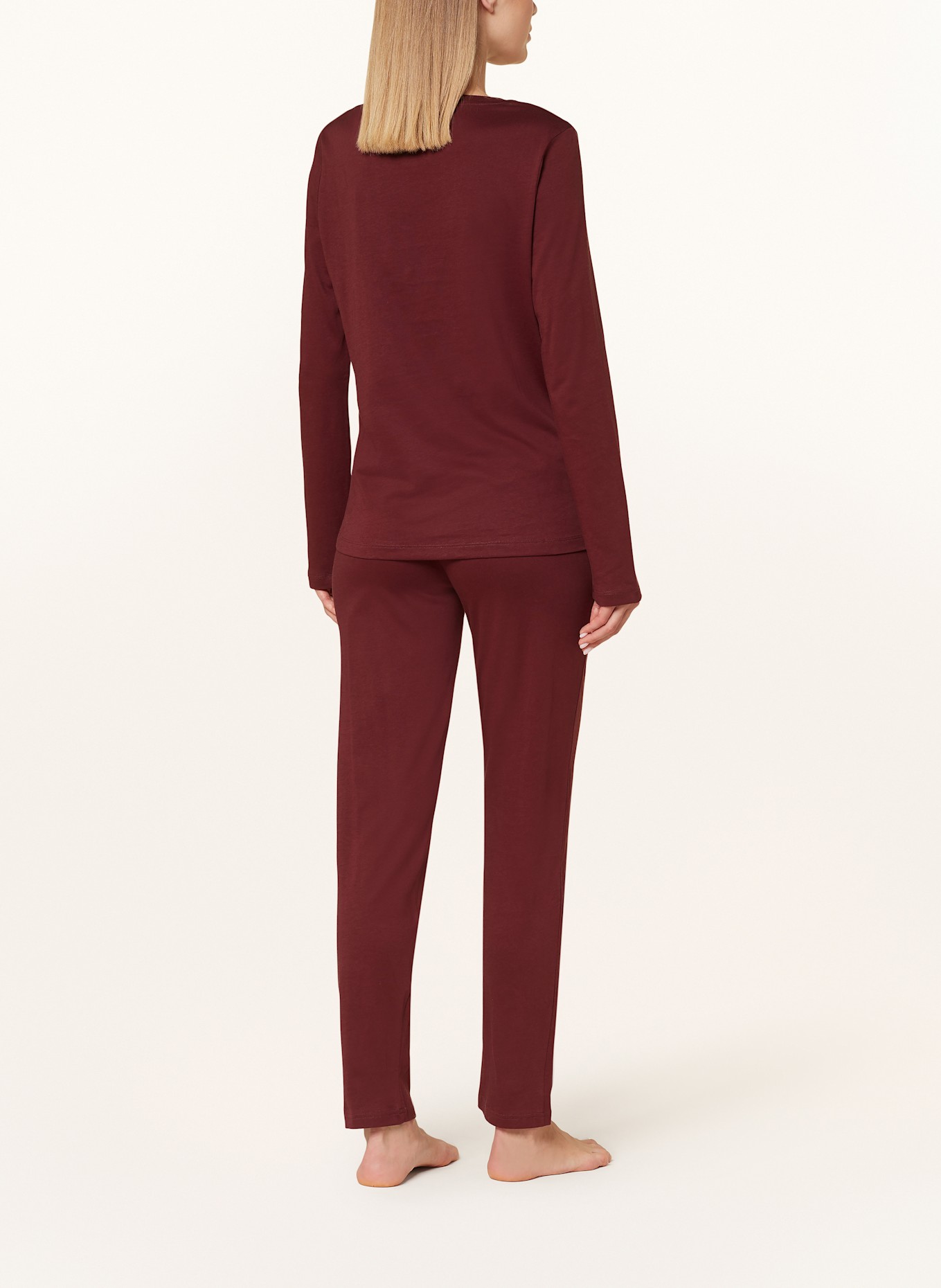 Marc O'Polo Pajama pants, Color: DARK RED (Image 3)