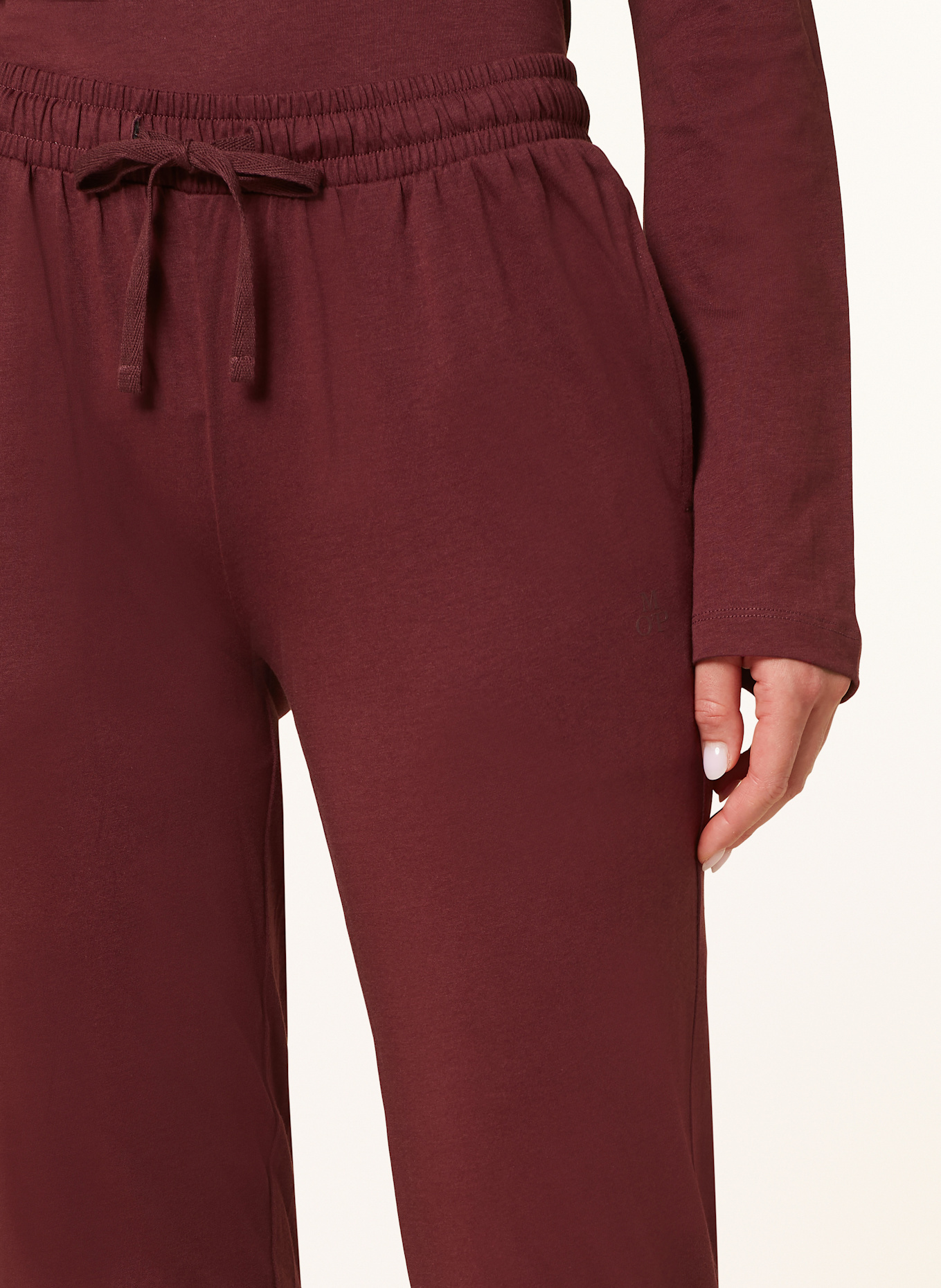 Marc O'Polo Pajama pants, Color: DARK RED (Image 5)