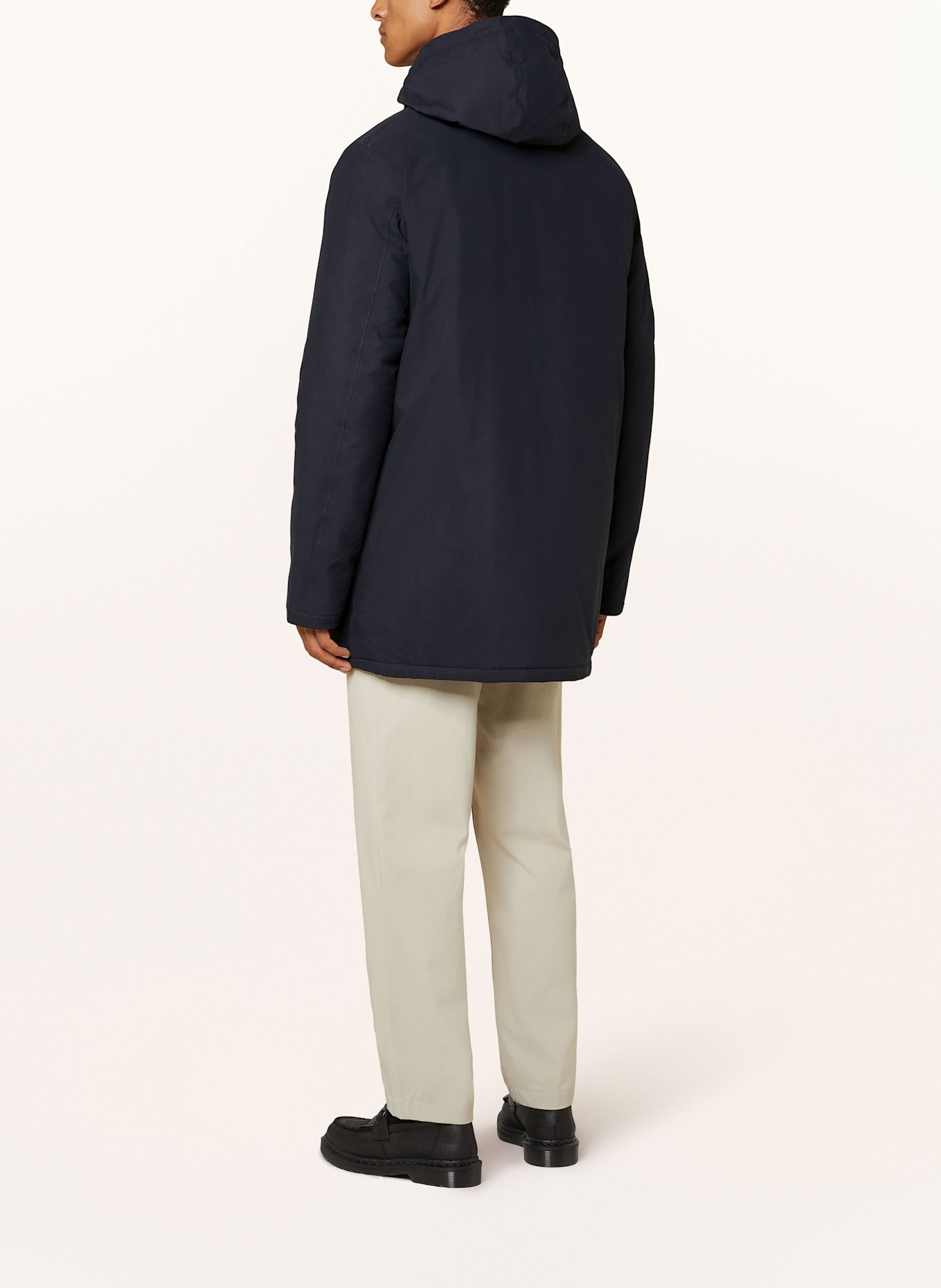 Barbour Parka in dark blue