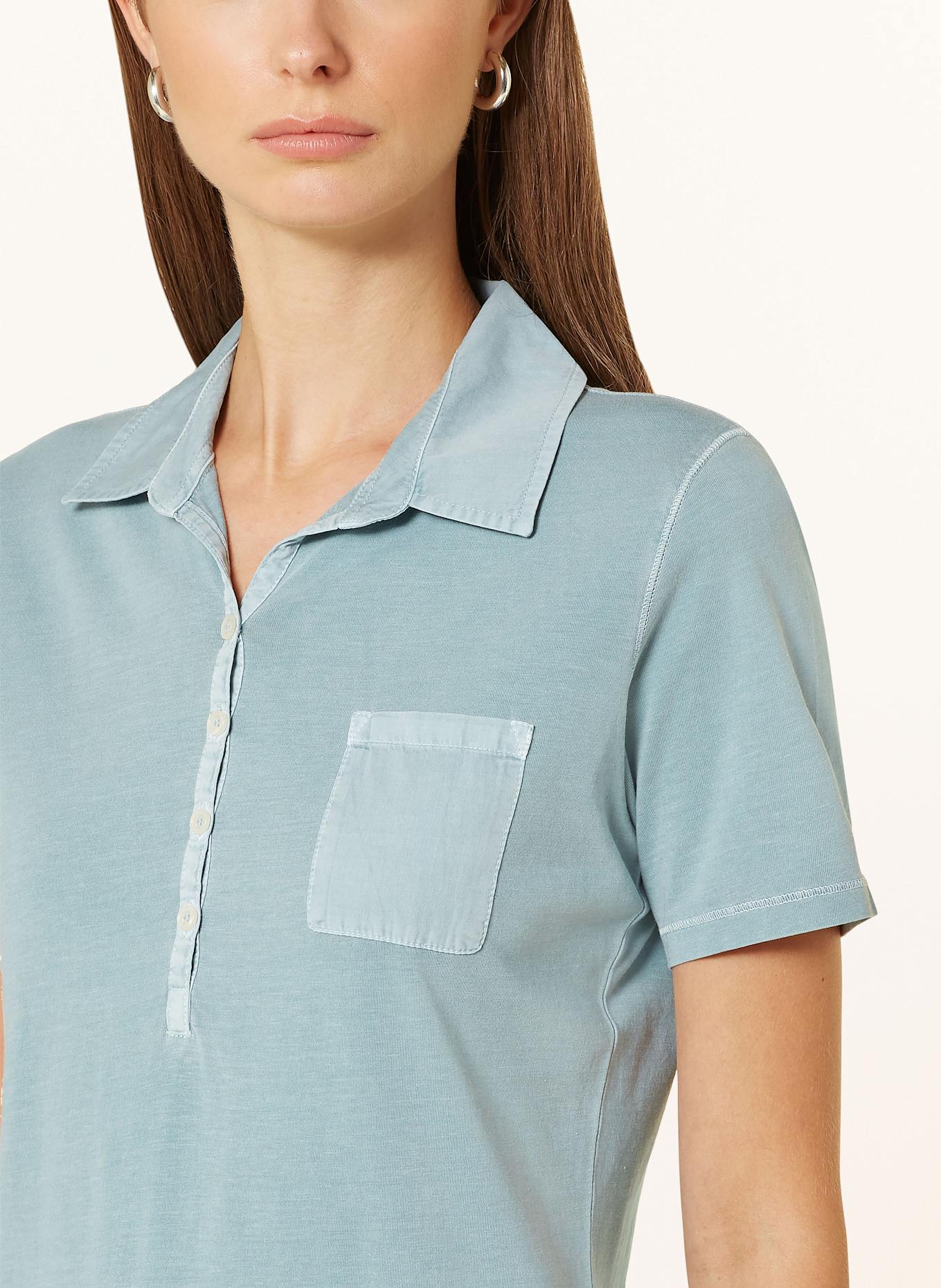 Marc O'Polo Jersey polo shirt, Color: MINT (Image 4)