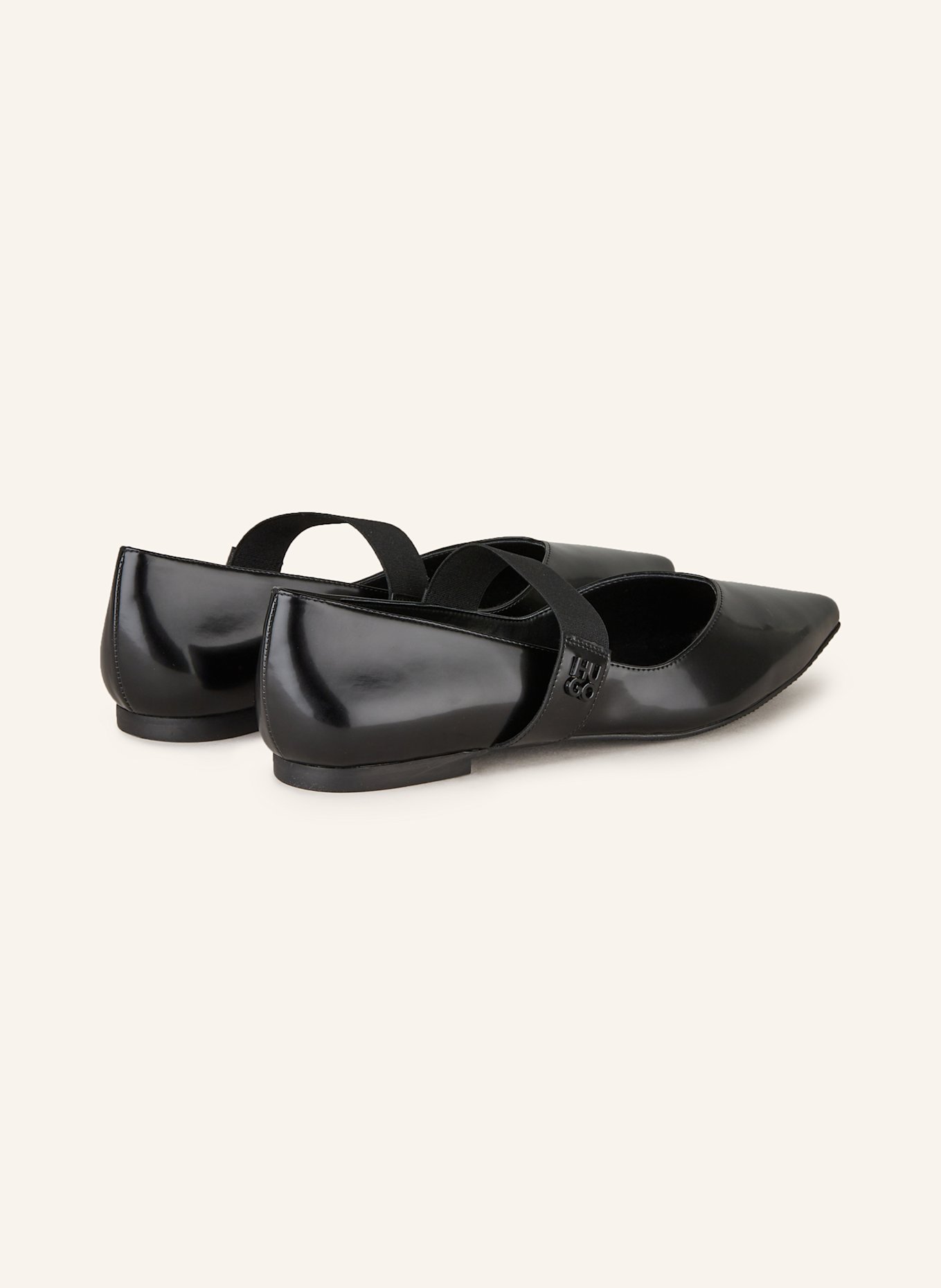 HUGO Mary Jane ballets flats MARIDIA, Color: BLACK (Image 2)