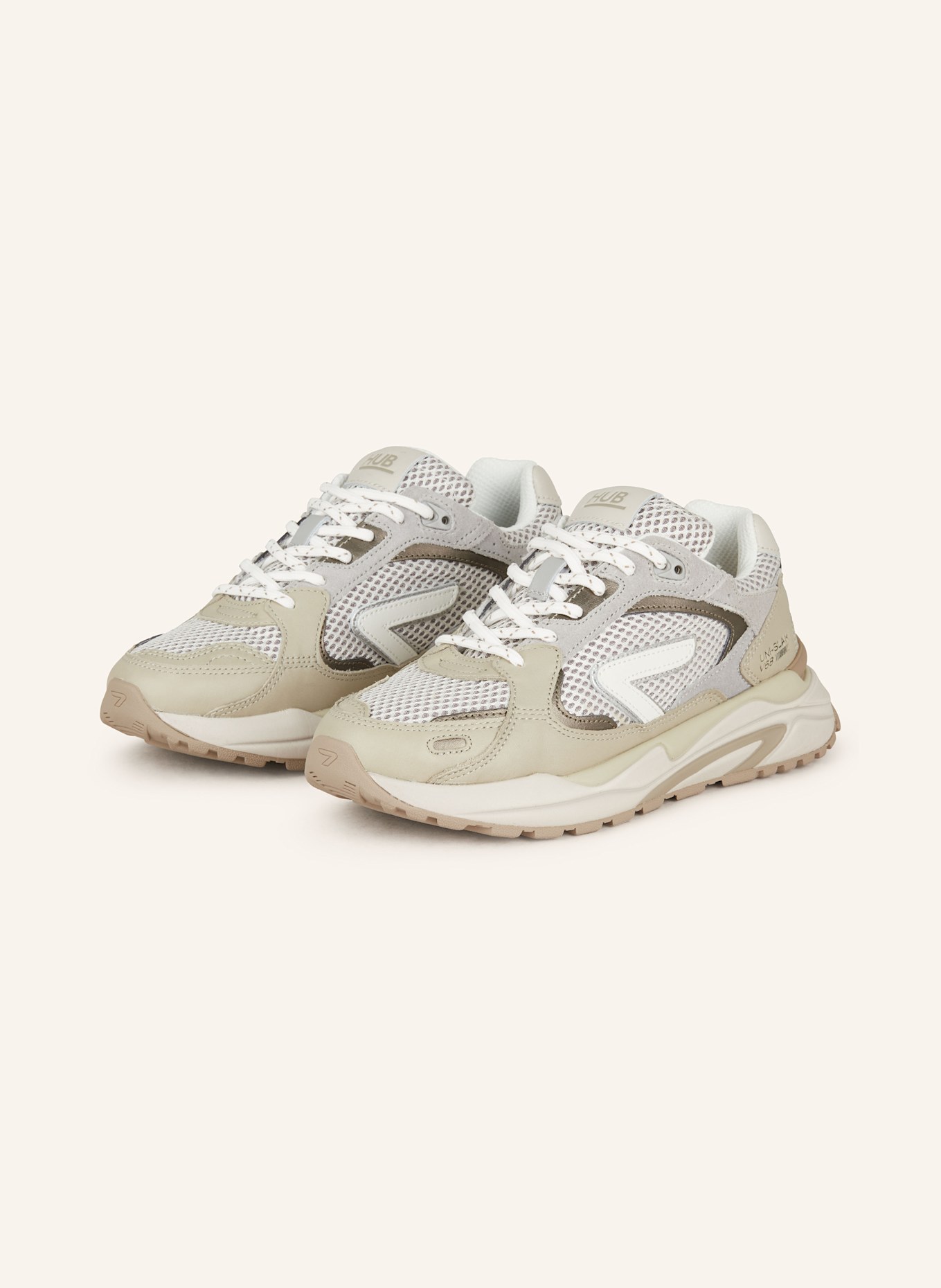 HUB Sneaker SLAM M35, Farbe: BEIGE/ HELLGRAU (Bild 1)