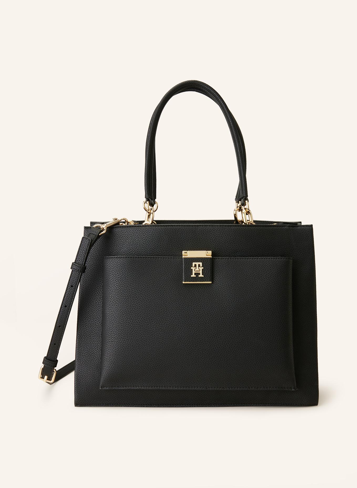 Handtasche schwarz tommy hilfiger clearance