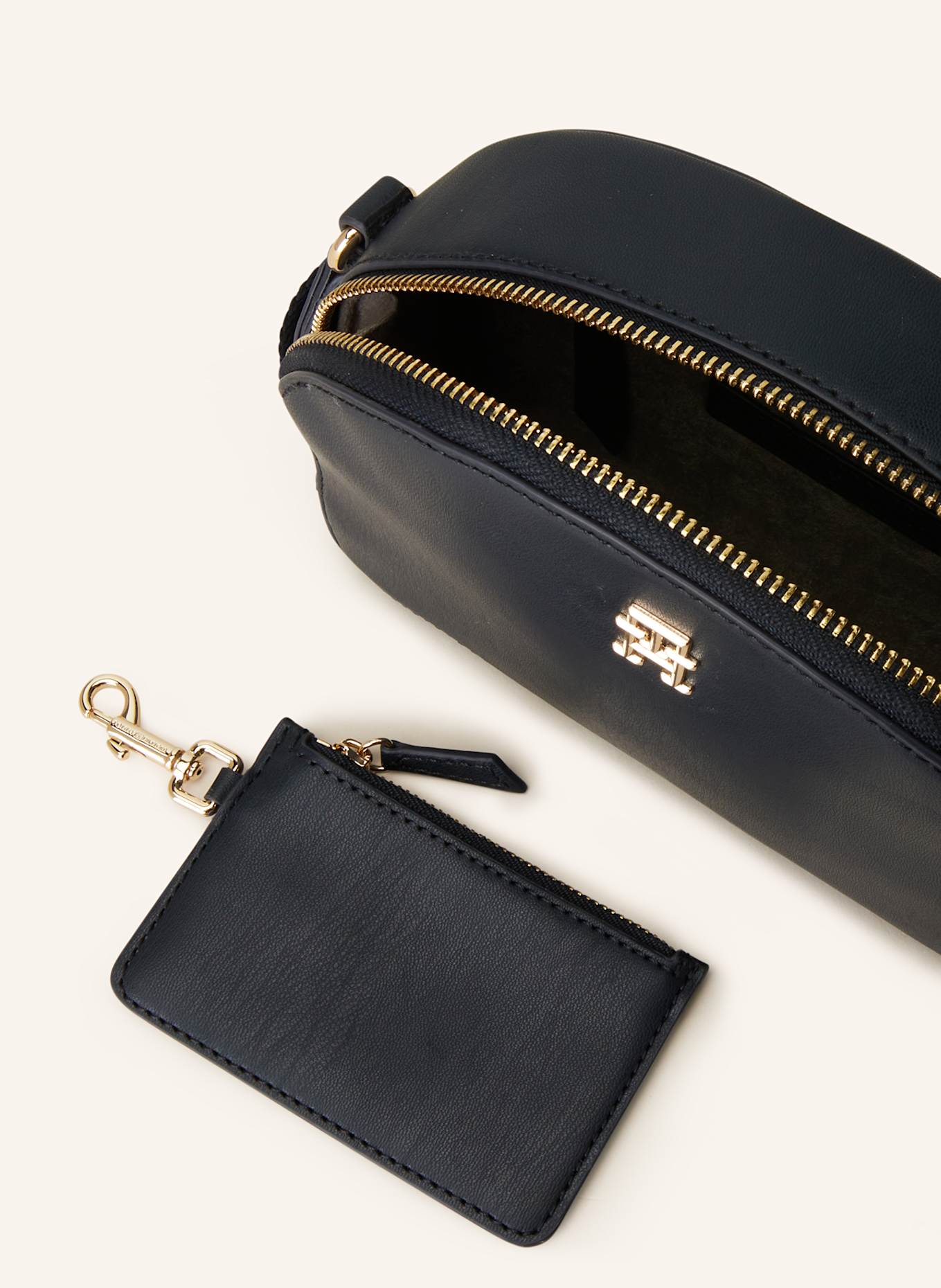 TOMMY HILFIGER Umhängetasche: DUNKELBLAU