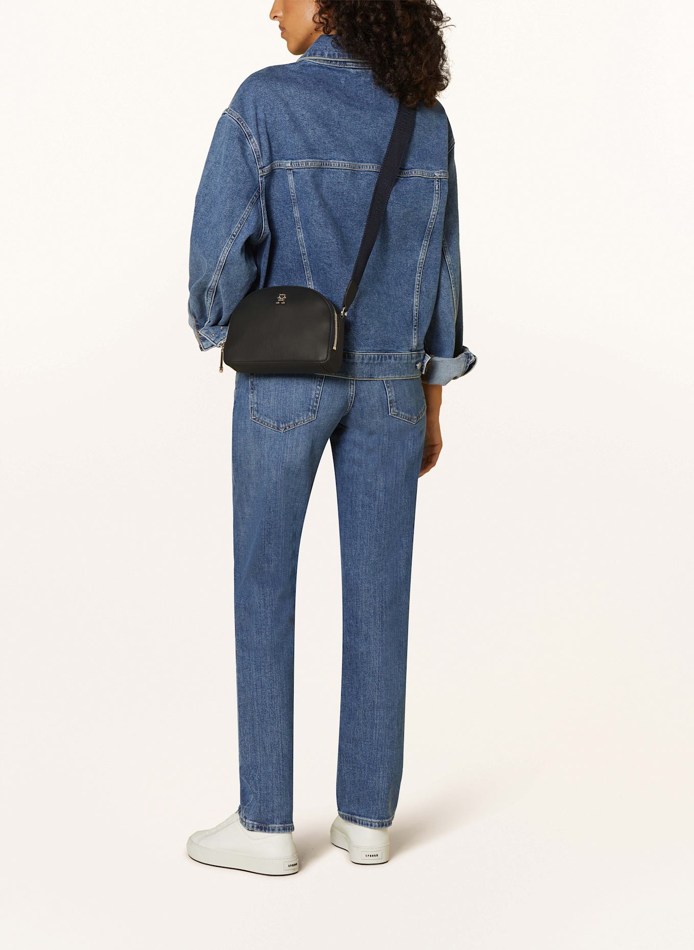 TOMMY HILFIGER Umhängetasche: DUNKELBLAU