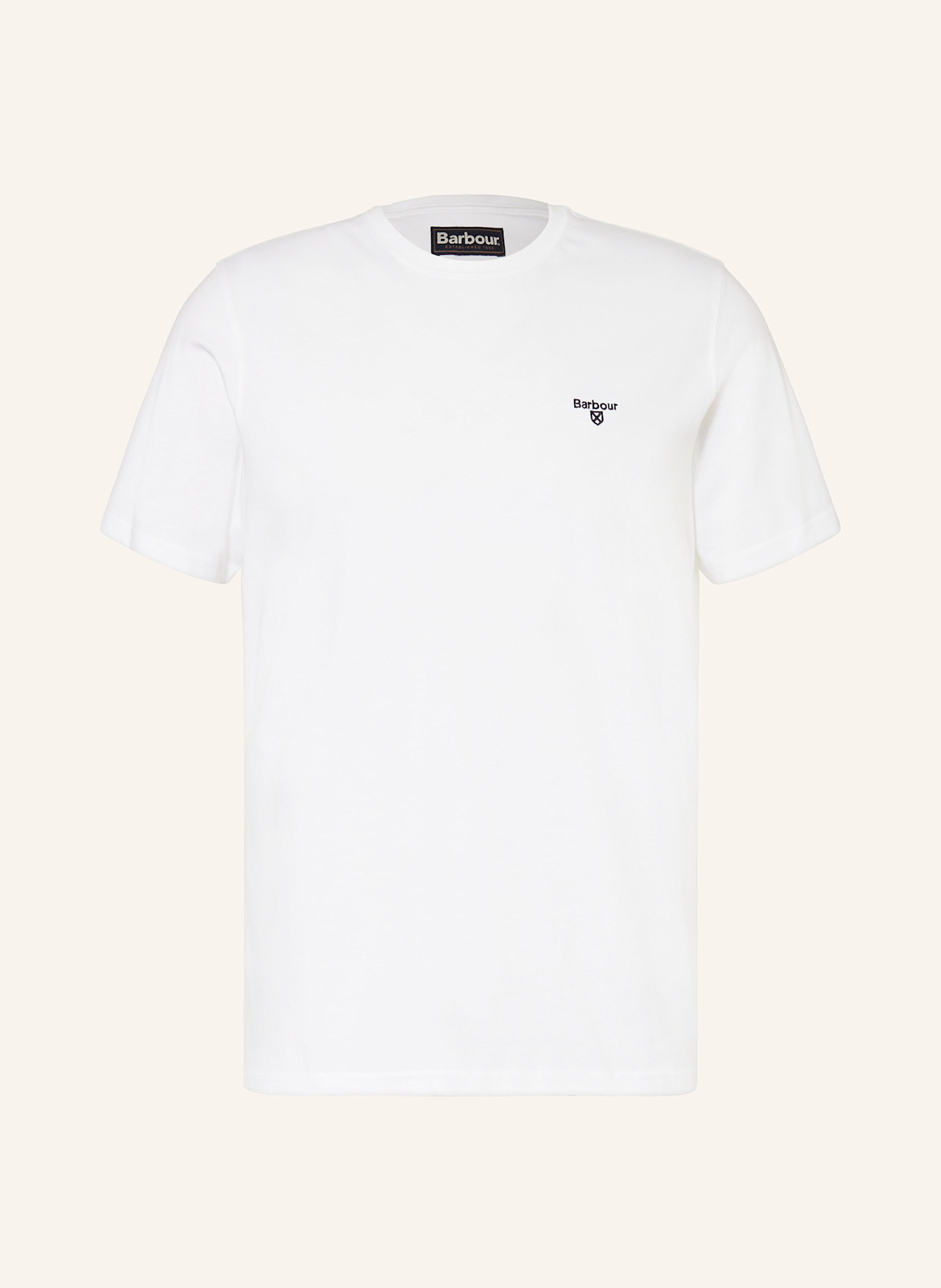 Barbour T-shirt, Color: WHITE (Image 1)