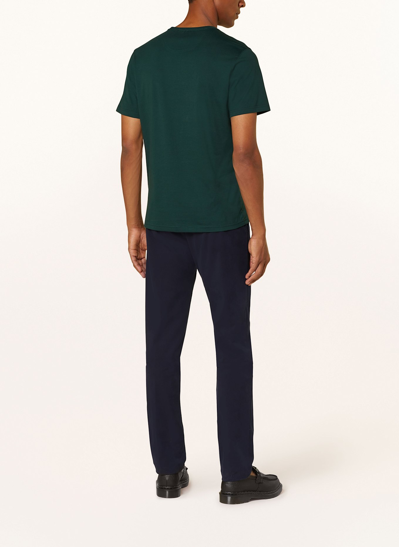 Barbour T-shirt, Color: DARK GREEN (Image 3)