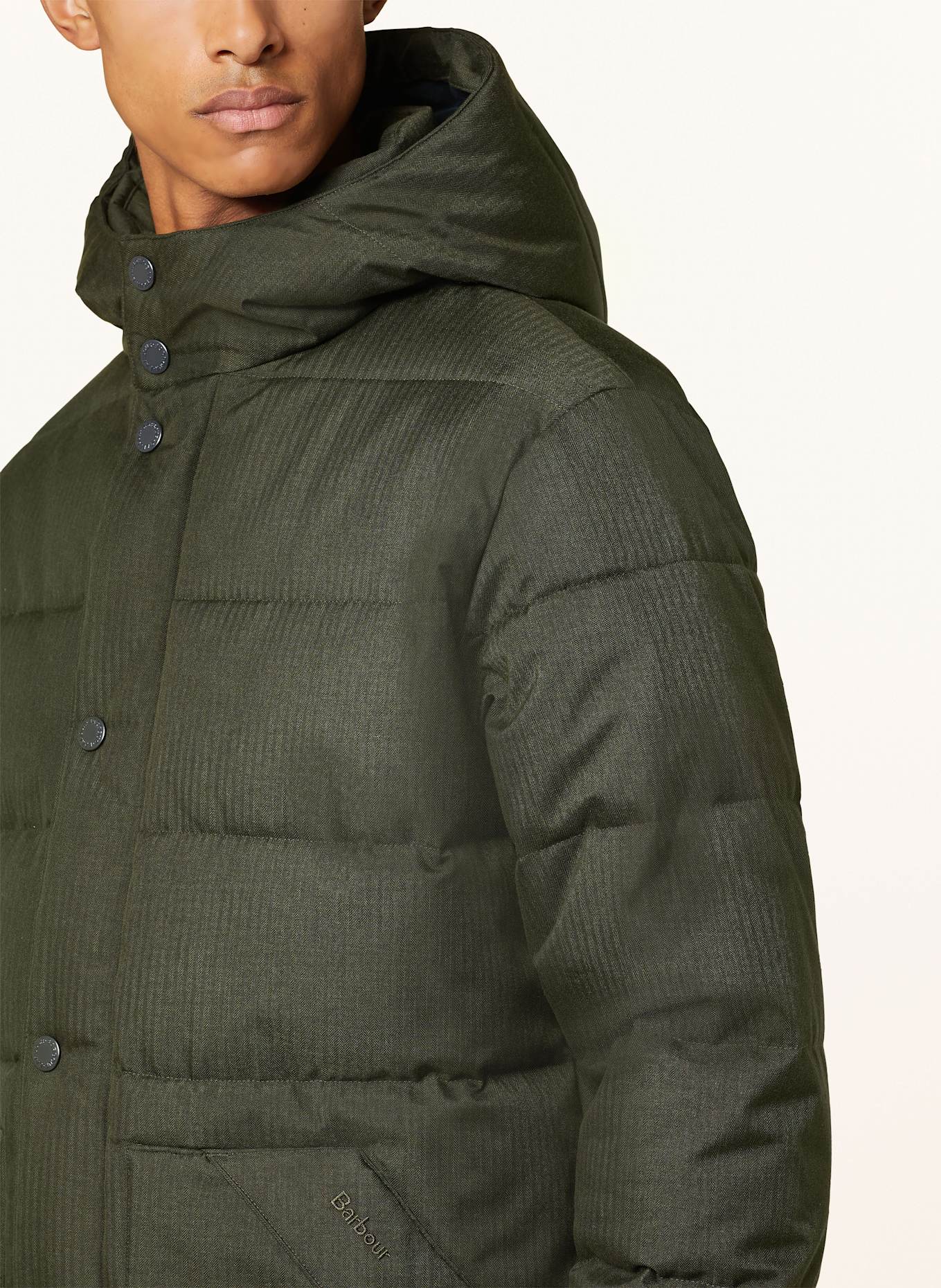 Barbour quilted green jacket hotsell