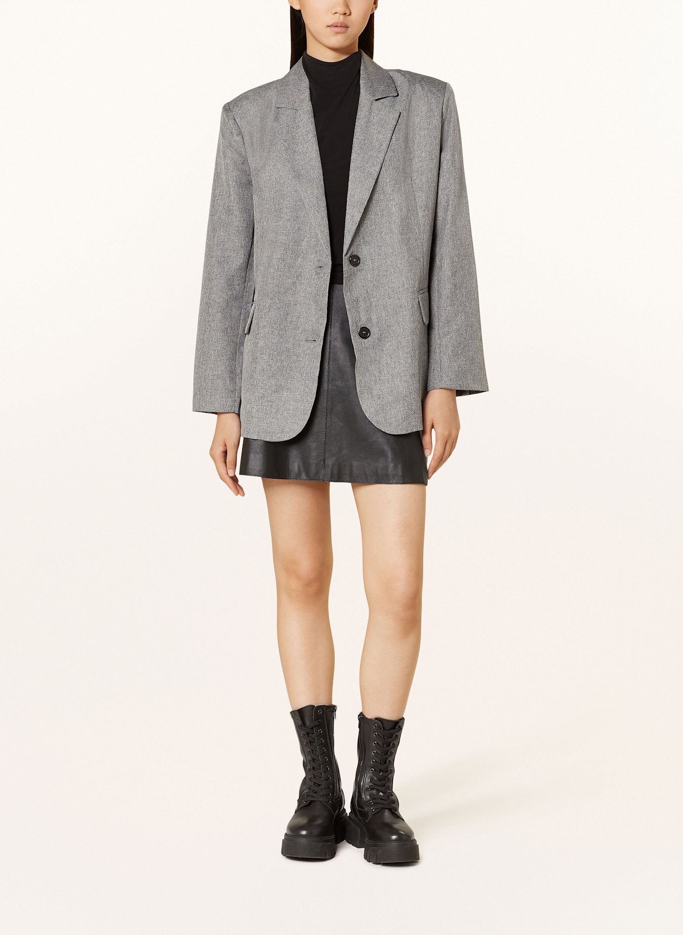 SOMETHINGNEW Oversized-Blazer SNNANA, Farbe: GRAU (Bild 2)