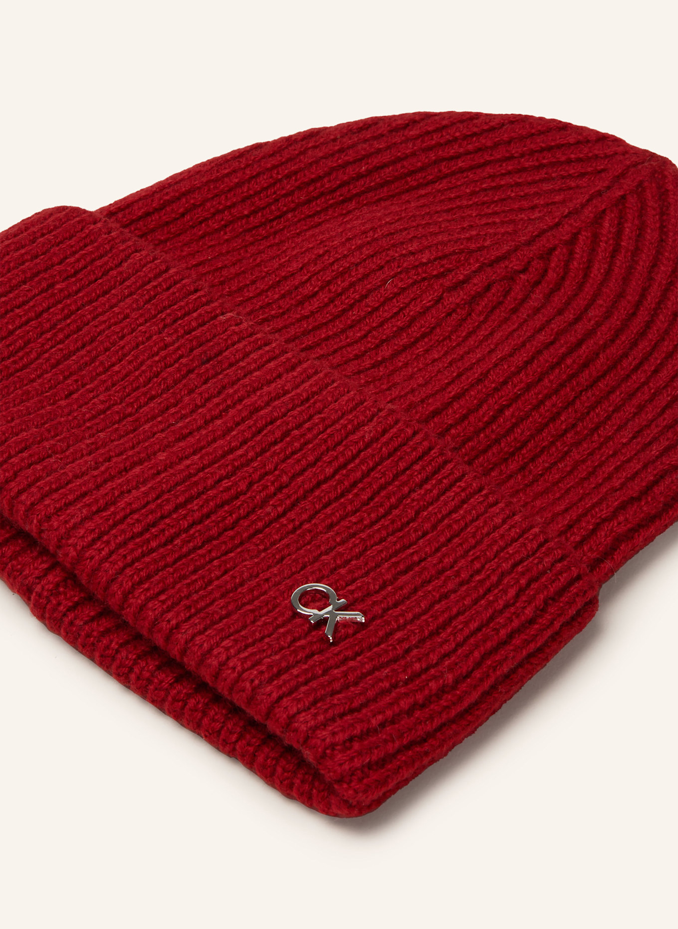 Calvin Klein Czapka: CIEMNOCZERWONY