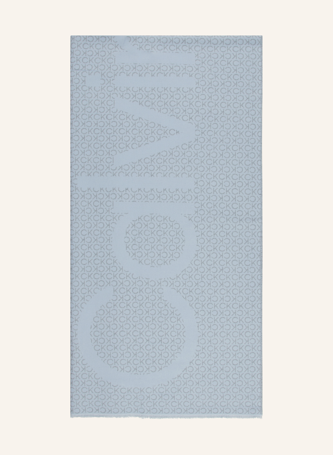 Calvin Klein Schal: HELLBLAU / HELLGRAU