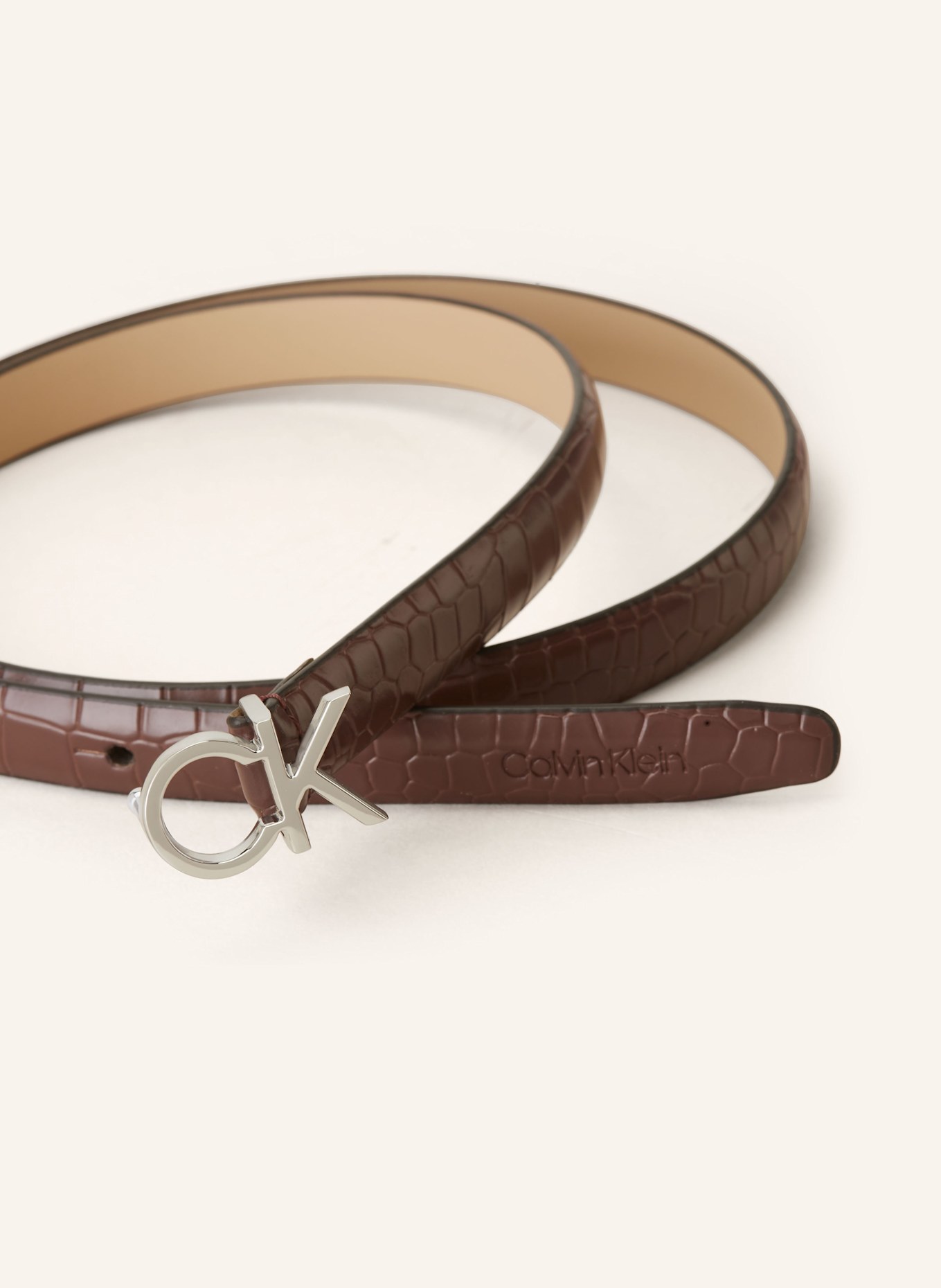 Calvin Klein Belt: DARK BROWN