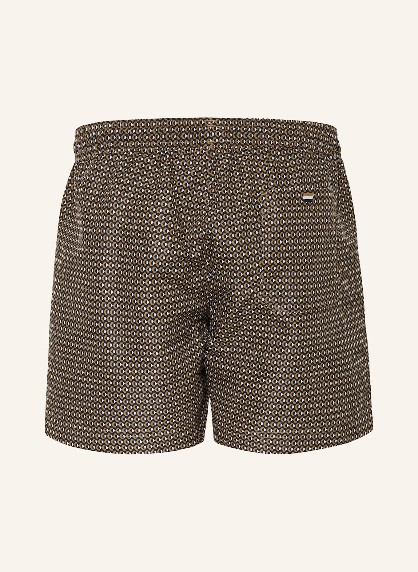 BOSS Swim shorts VIBE, Color: BEIGE/ BLACK (Image 2)