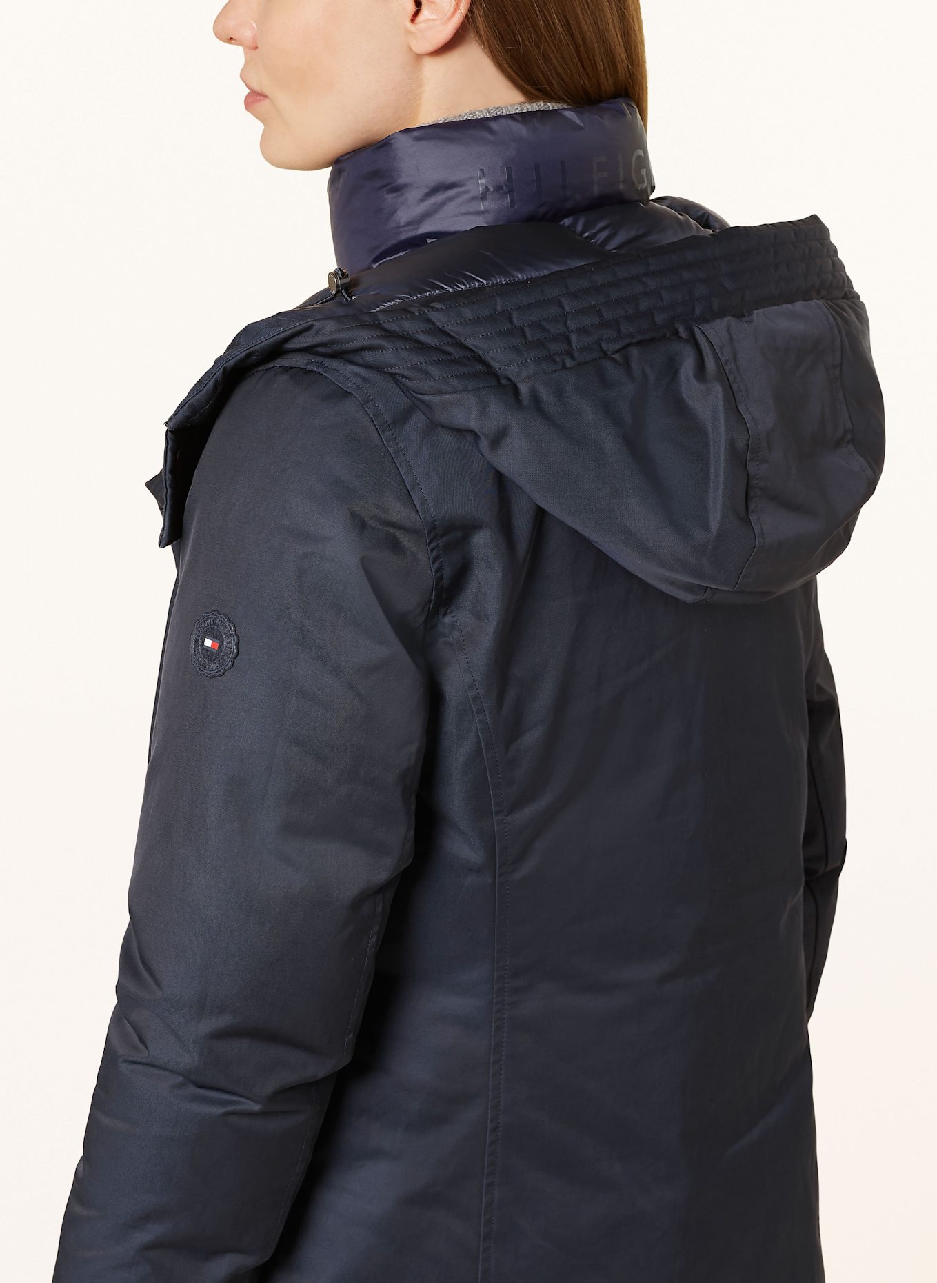 TOMMY HILFIGER Parka: DUNKELBLAU